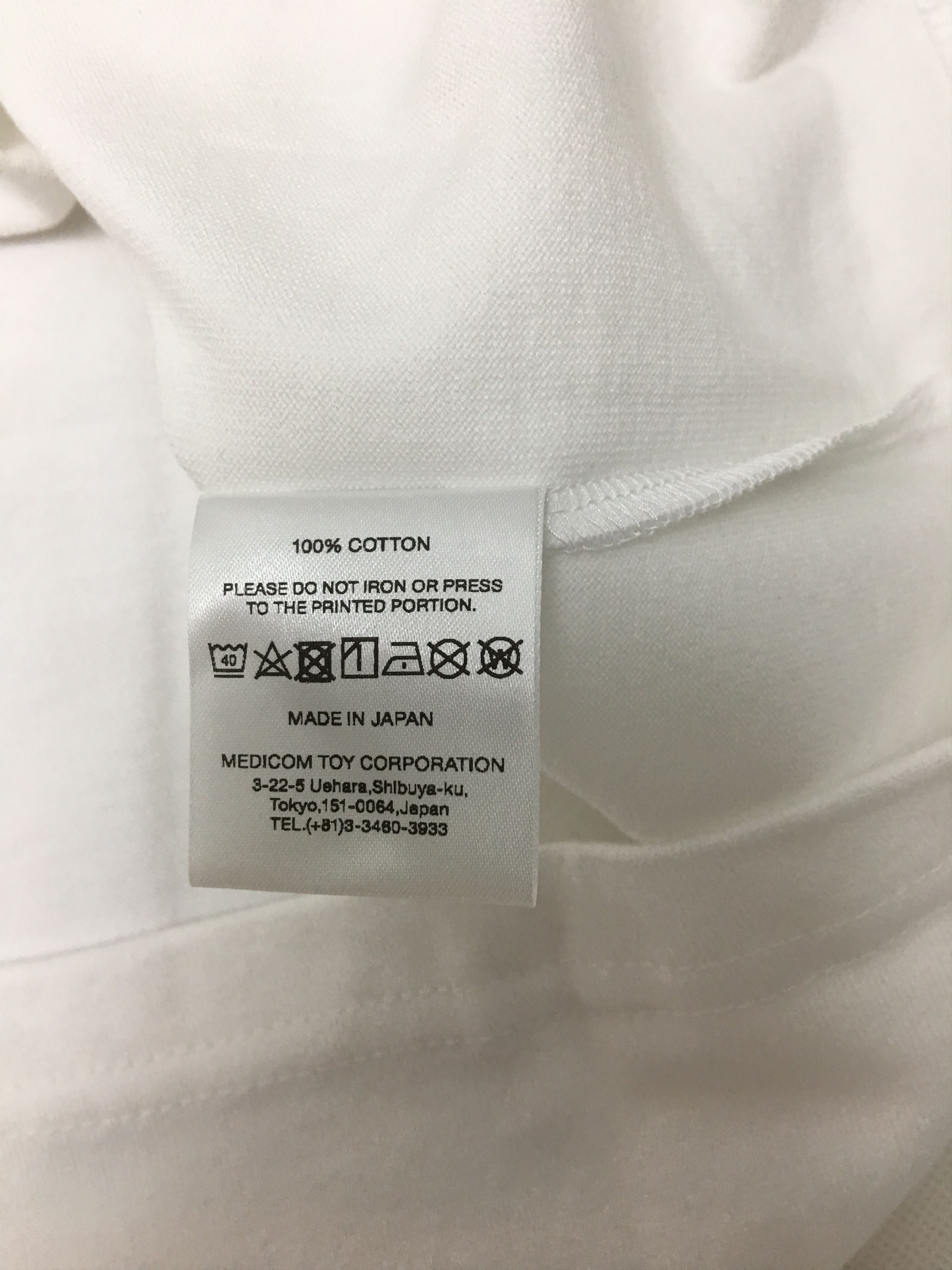 Fragment Design Fragment Design Bearbrick BE@RTEE Tee White Large Size US L / EU 52-54 / 3 - 6 Thumbnail