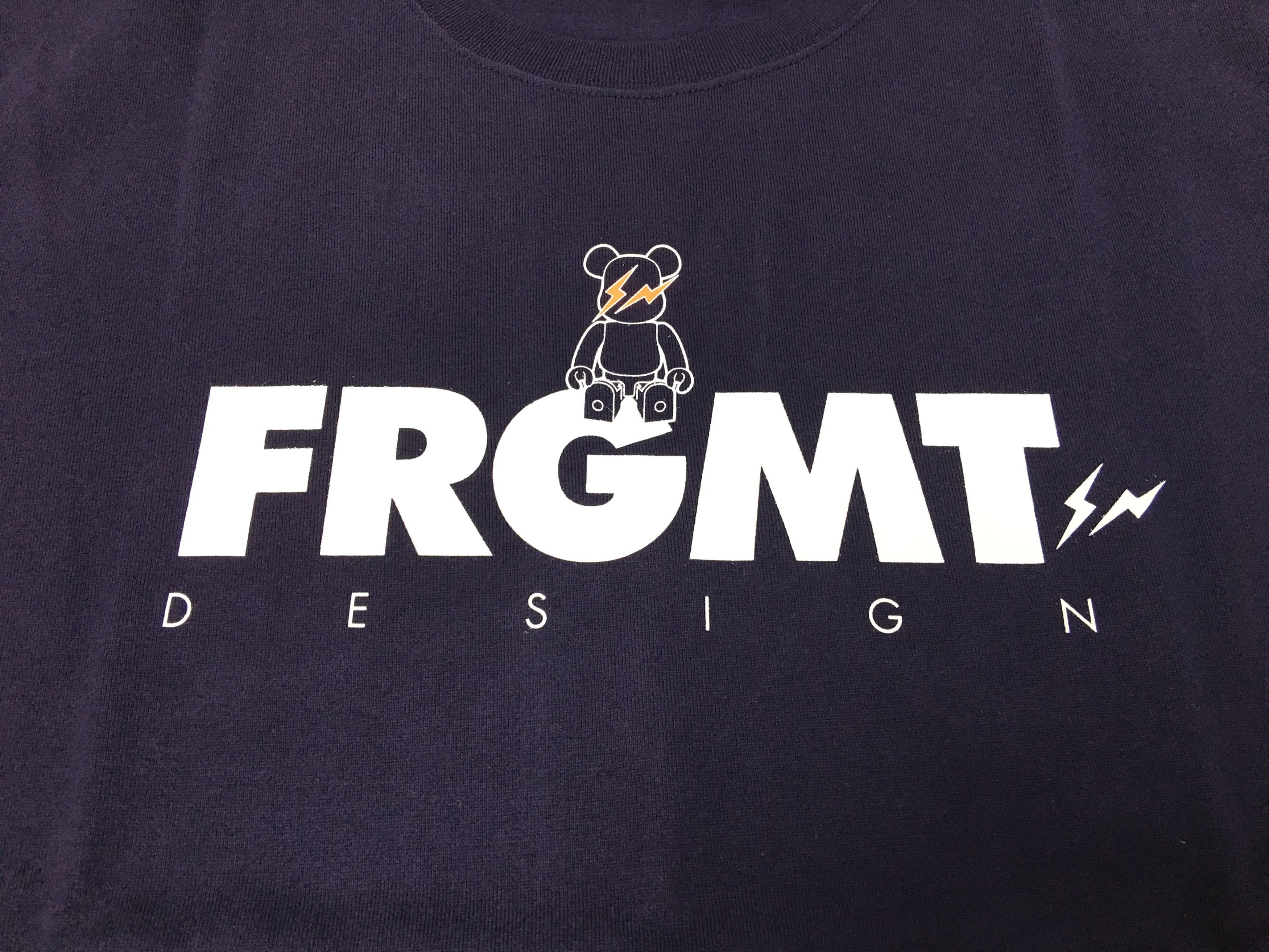 Fragment Design Fragment Design Bearbrick BE@RTEE Tee Navy Large Size US L / EU 52-54 / 3 - 2 Thumbnail