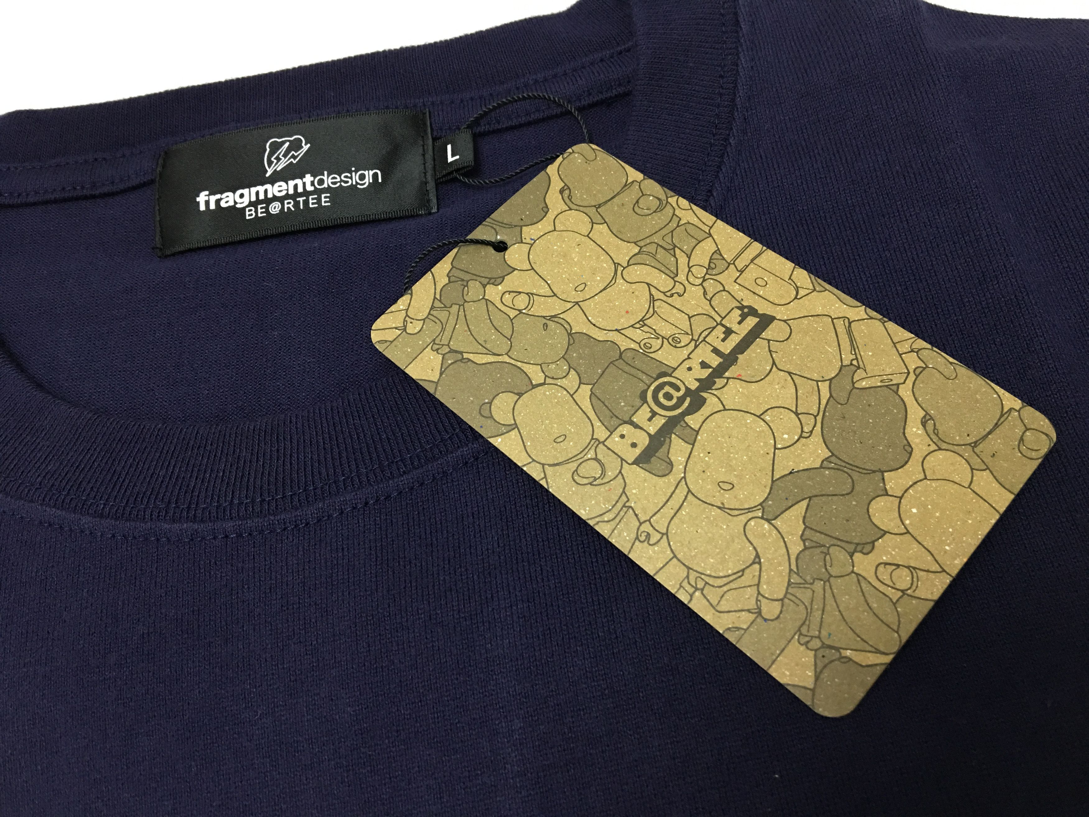 Fragment Design Fragment Design Bearbrick BE@RTEE Tee Navy Large Size US L / EU 52-54 / 3 - 6 Thumbnail