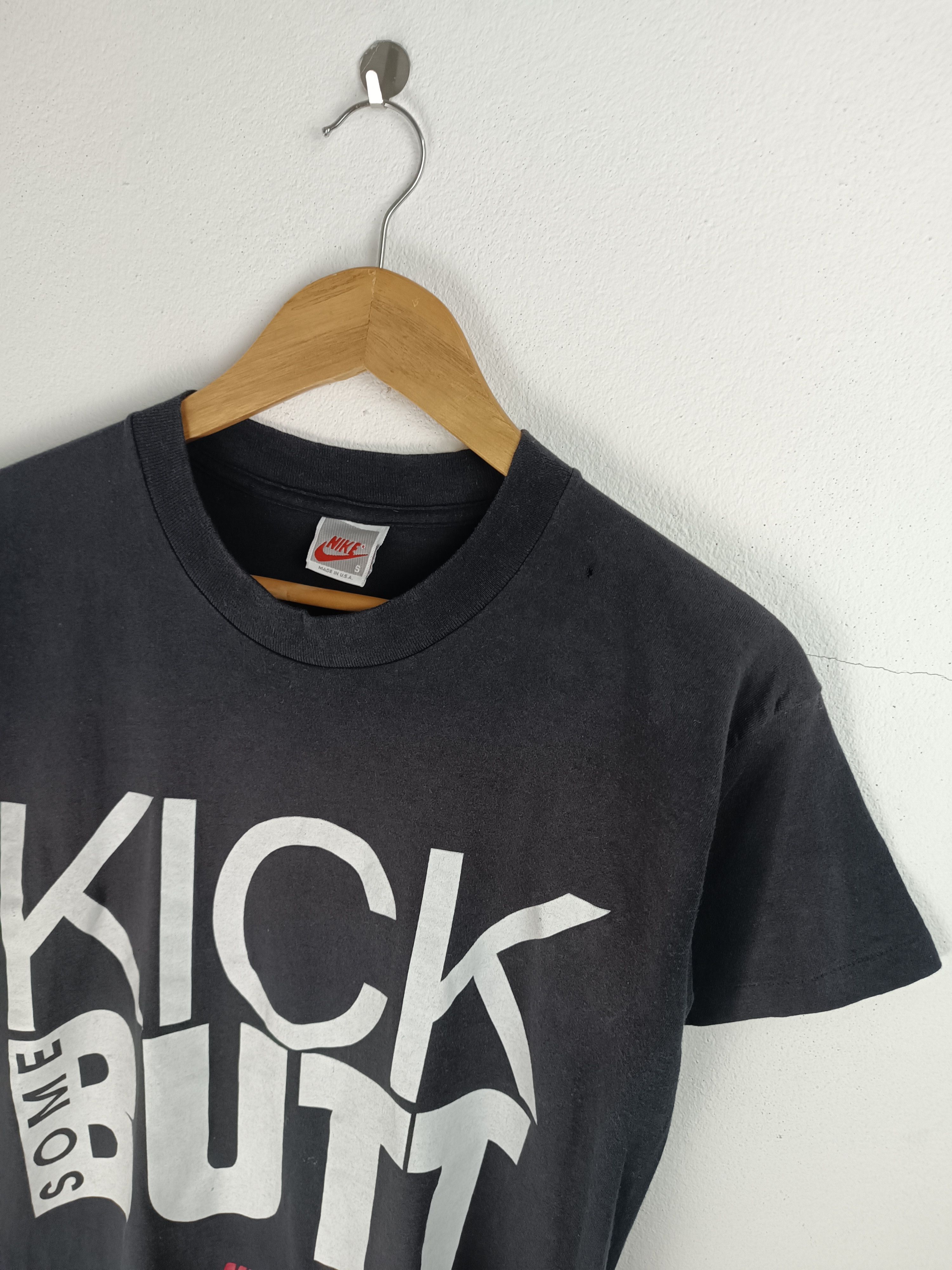 Nike VINTAGE 90'S NIKE "KICK SOME BUTT" FUNNY QUOTE ADULT TEE Size US S / EU 44-46 / 1 - 7 Thumbnail