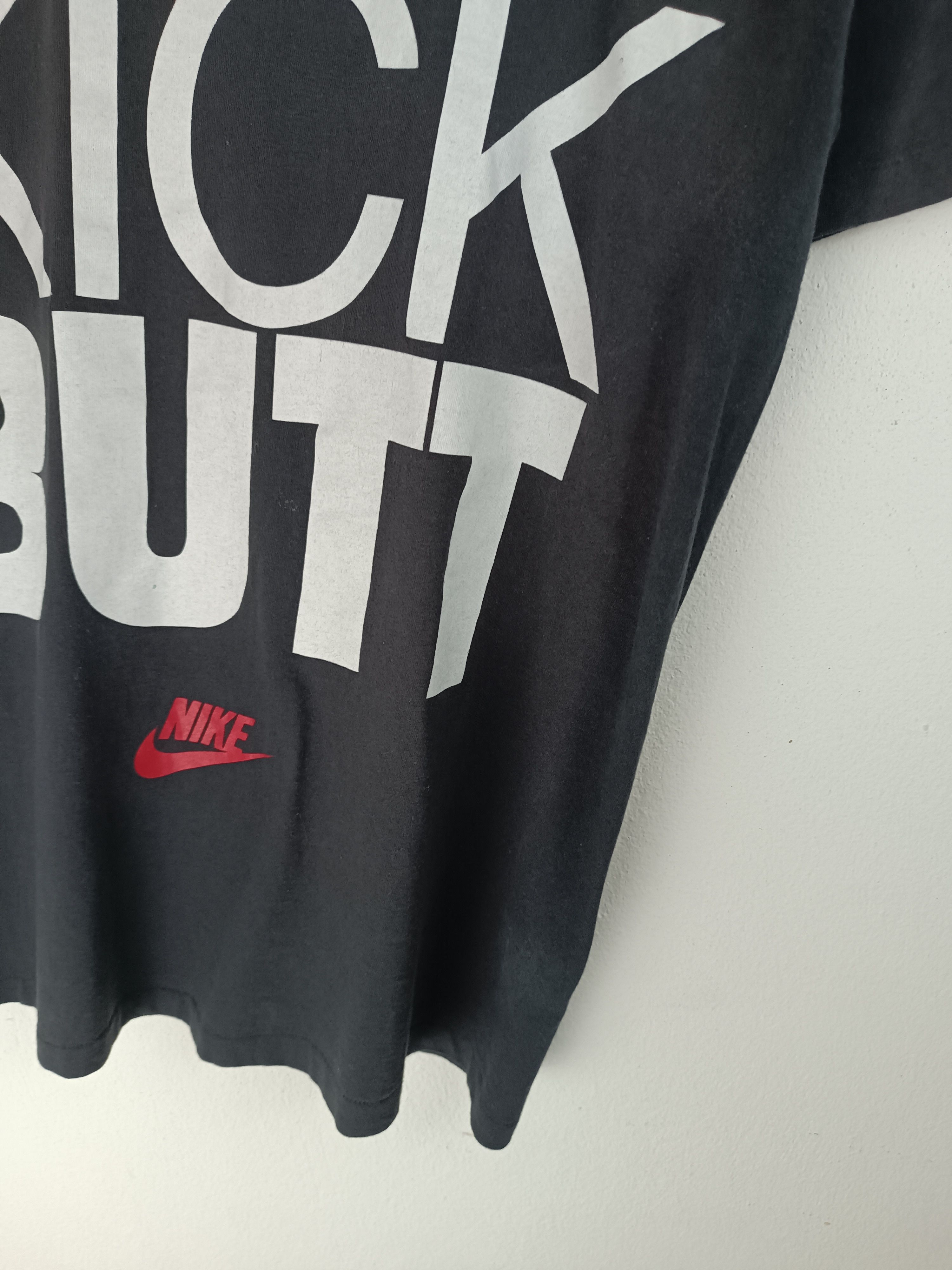 Nike VINTAGE 90'S NIKE "KICK SOME BUTT" FUNNY QUOTE ADULT TEE Size US S / EU 44-46 / 1 - 10 Thumbnail