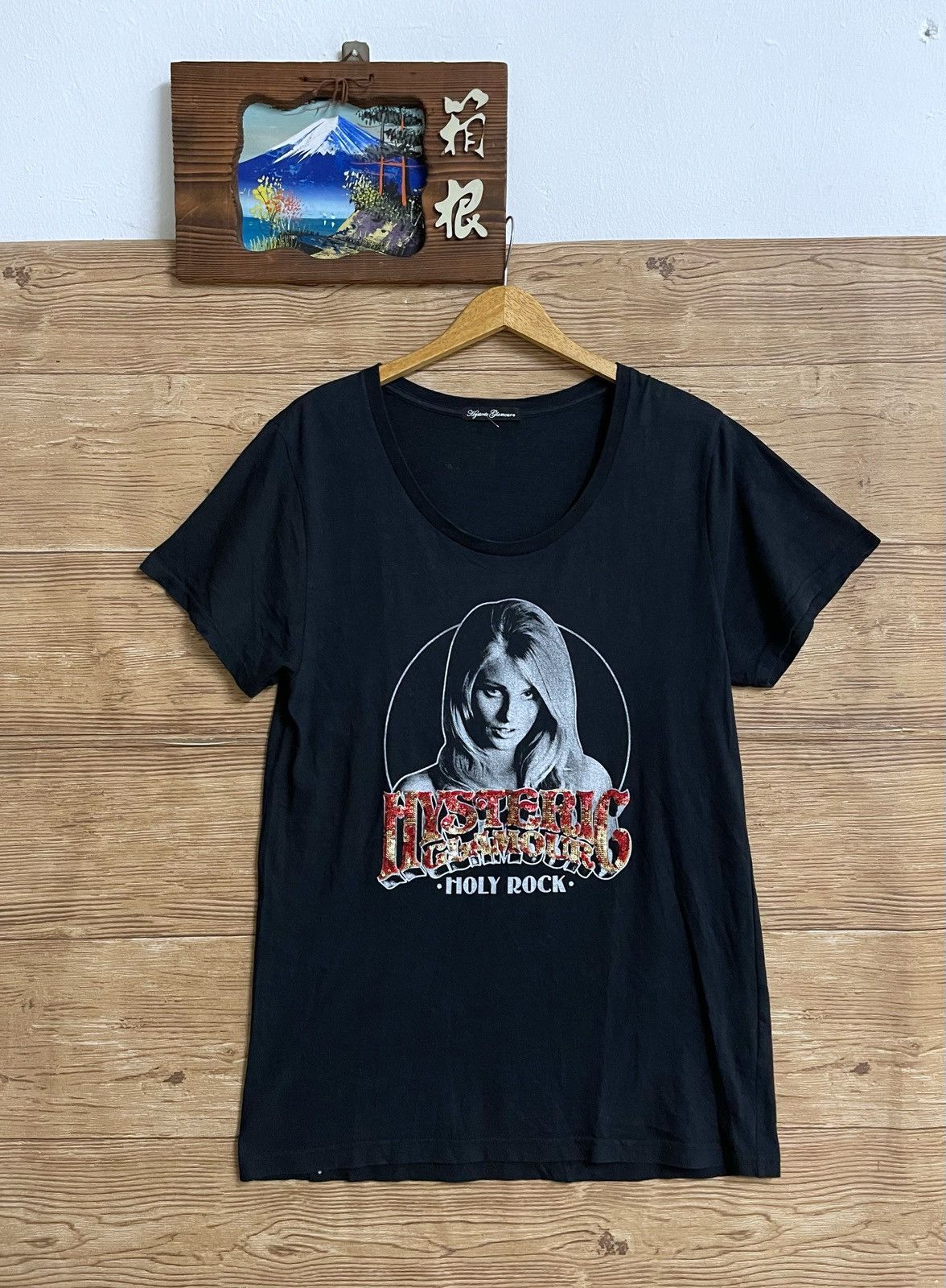 Hysteric Glamour Hysteric Glamour Holy Rock T shirt Fit M Glitter Punk  Bling2 | Grailed