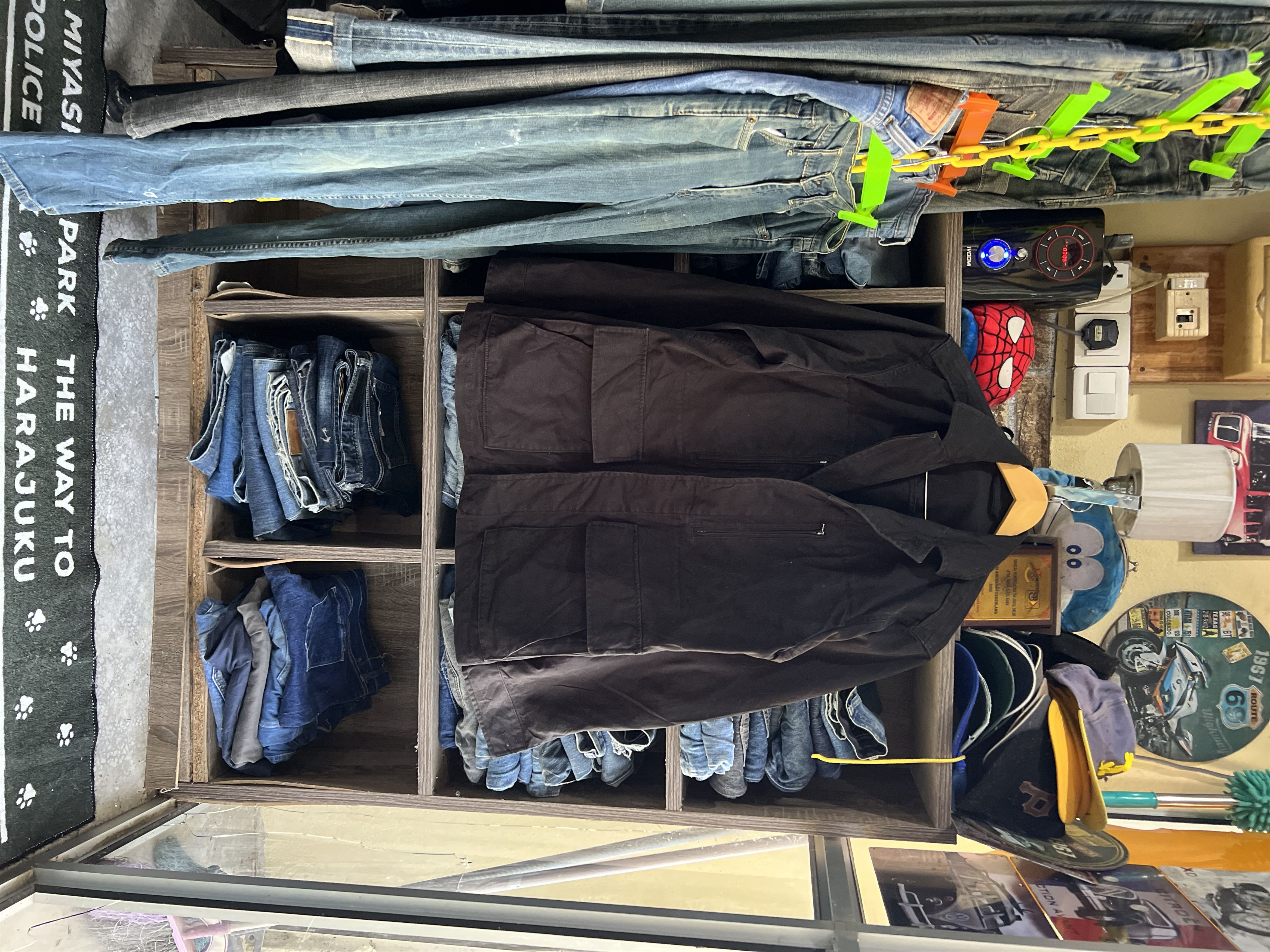 Japanese Brand 🔥Uniqlo Black Chore Jacket Size US L / EU 52-54 / 3 - 14 Thumbnail