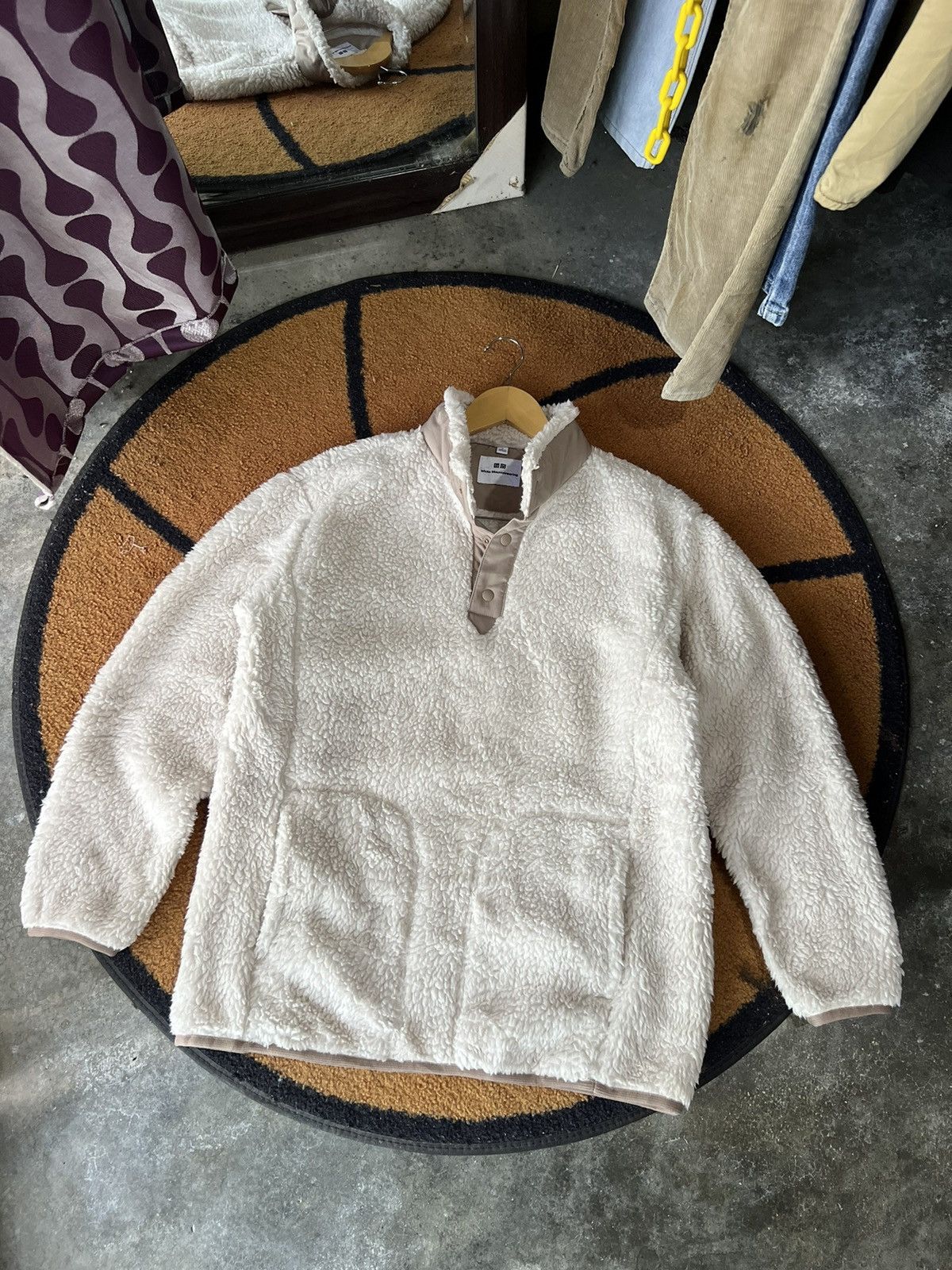 Uniqlo × White Mountaineering 🔥Rare White Mountaineering x Uniqlo Deep Pile Sherpa Size US M / EU 48-50 / 2 - 1 Thumbnail