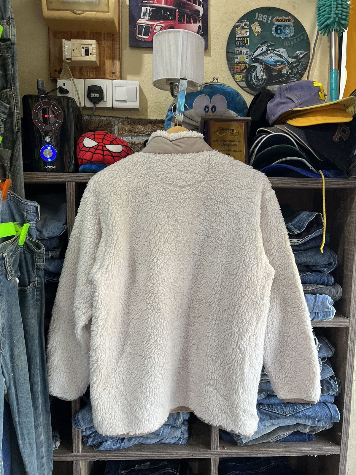 Uniqlo × White Mountaineering 🔥Rare White Mountaineering x Uniqlo Deep Pile Sherpa Size US M / EU 48-50 / 2 - 2 Thumbnail