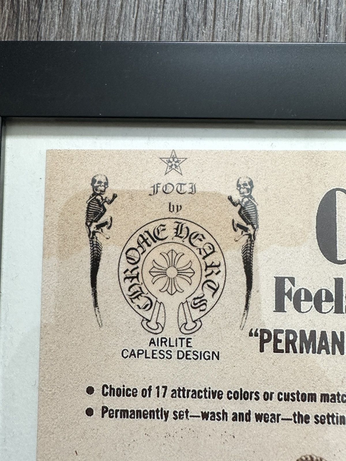Chrome Hearts 🖤Chrome Hearts🖤 Joe Foti 9x12 Framed Poster Size ONE SIZE - 5 Thumbnail