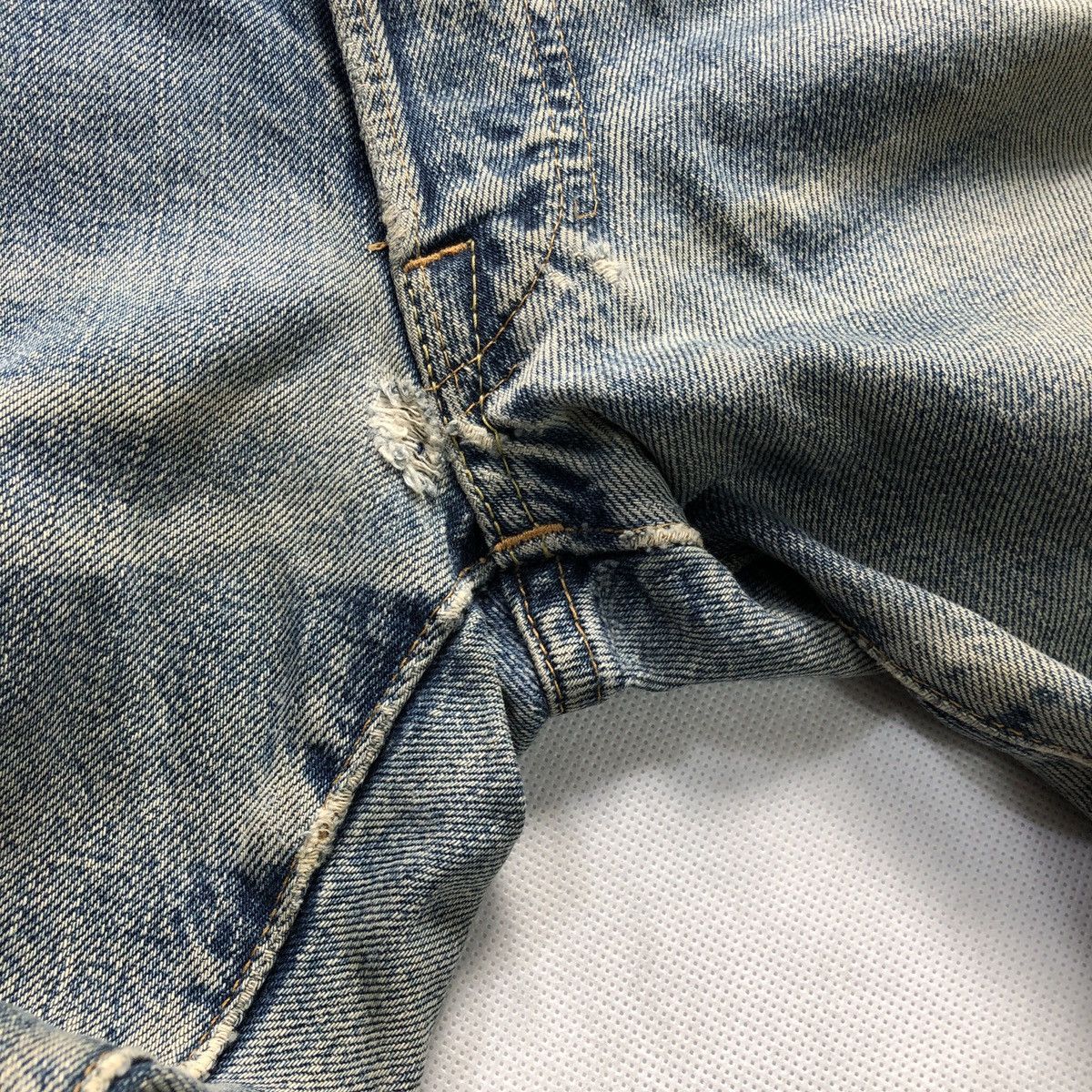 Denime × Japanese Brand Rare! Vintage Denime Japan Distressed Selvedge Jeans Size US 31 - 8 Thumbnail