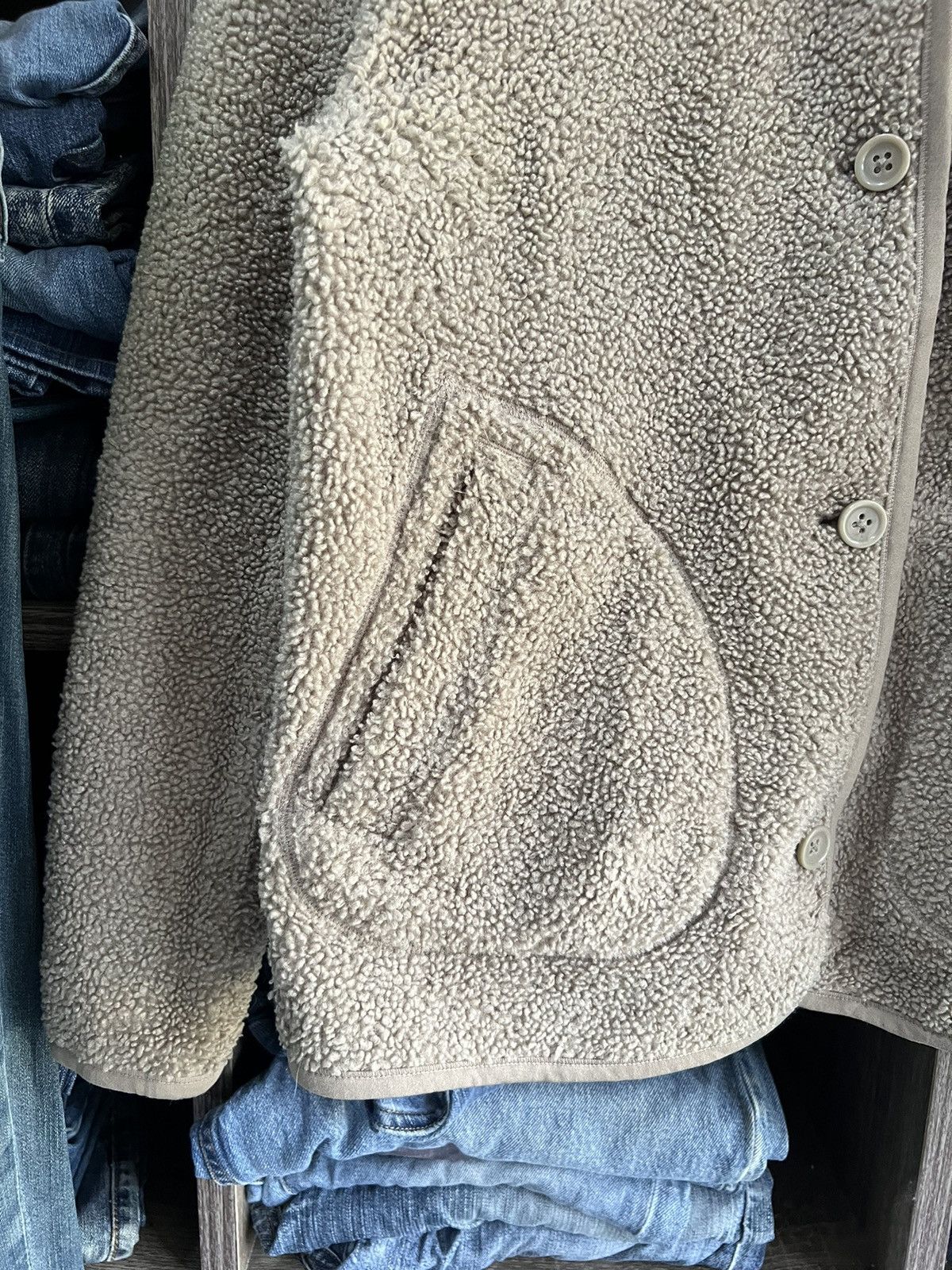 Japanese Brand 🔥Uniqlo Deep Pile Sherpa Jacket Size US L / EU 52-54 / 3 - 6 Thumbnail
