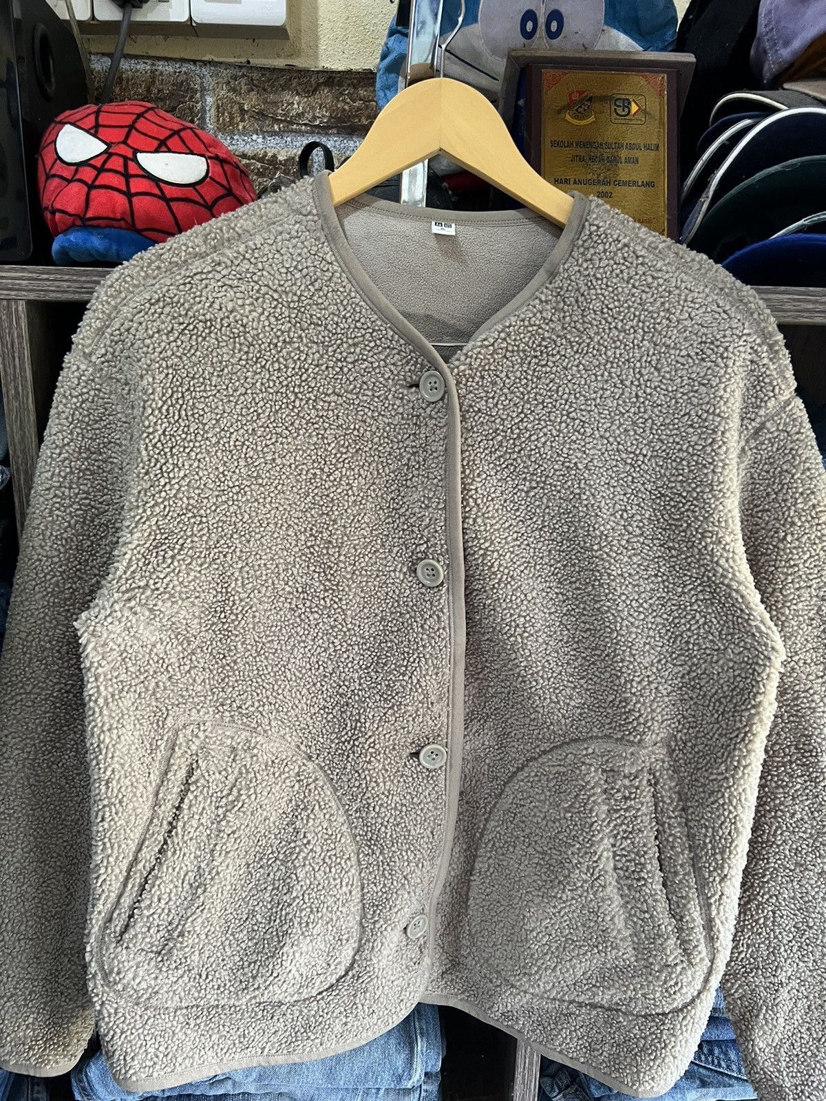 Japanese Brand 🔥Uniqlo Deep Pile Sherpa Jacket Size US L / EU 52-54 / 3 - 8 Thumbnail