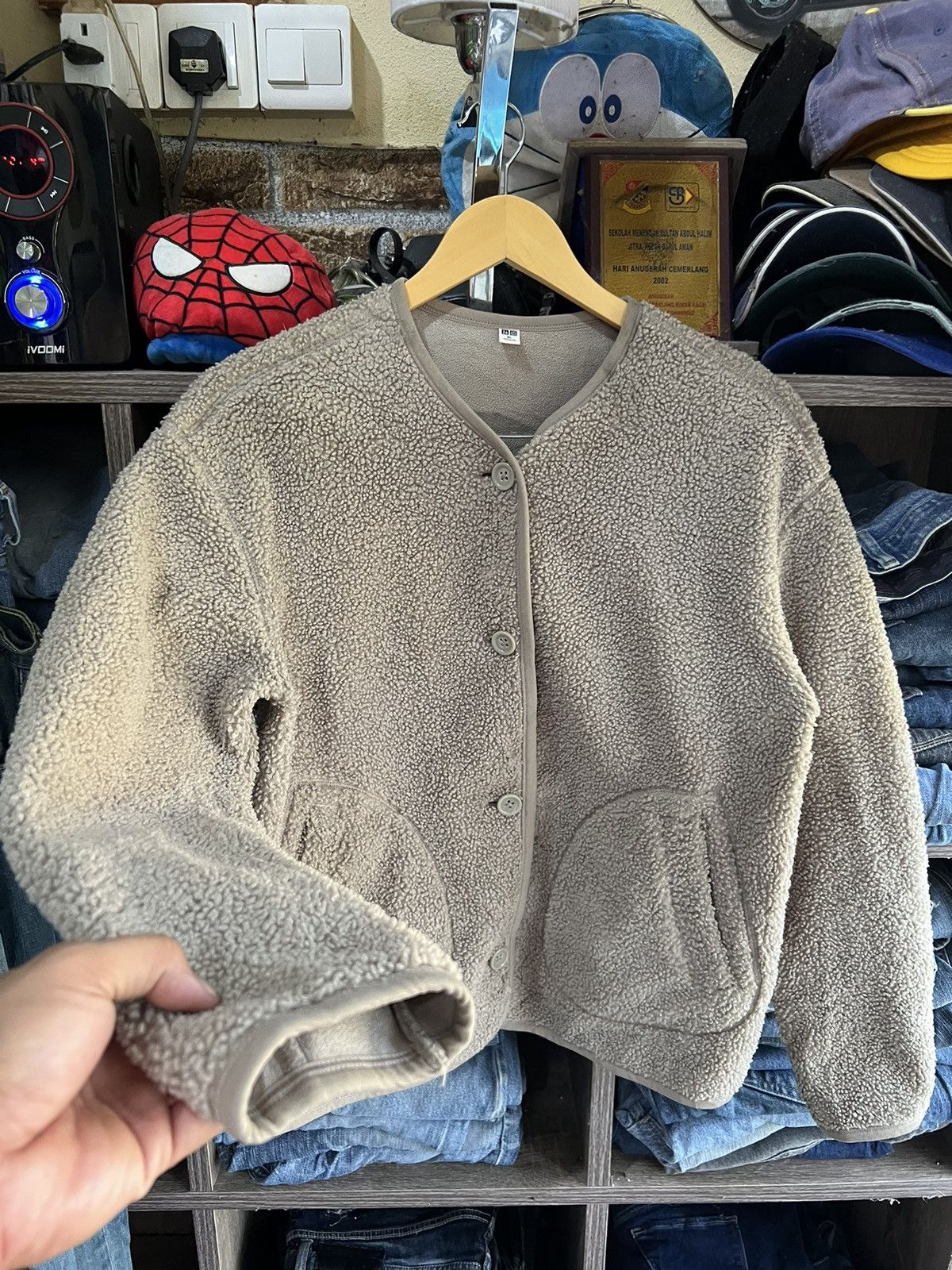 Japanese Brand 🔥Uniqlo Deep Pile Sherpa Jacket Size US L / EU 52-54 / 3 - 9 Thumbnail