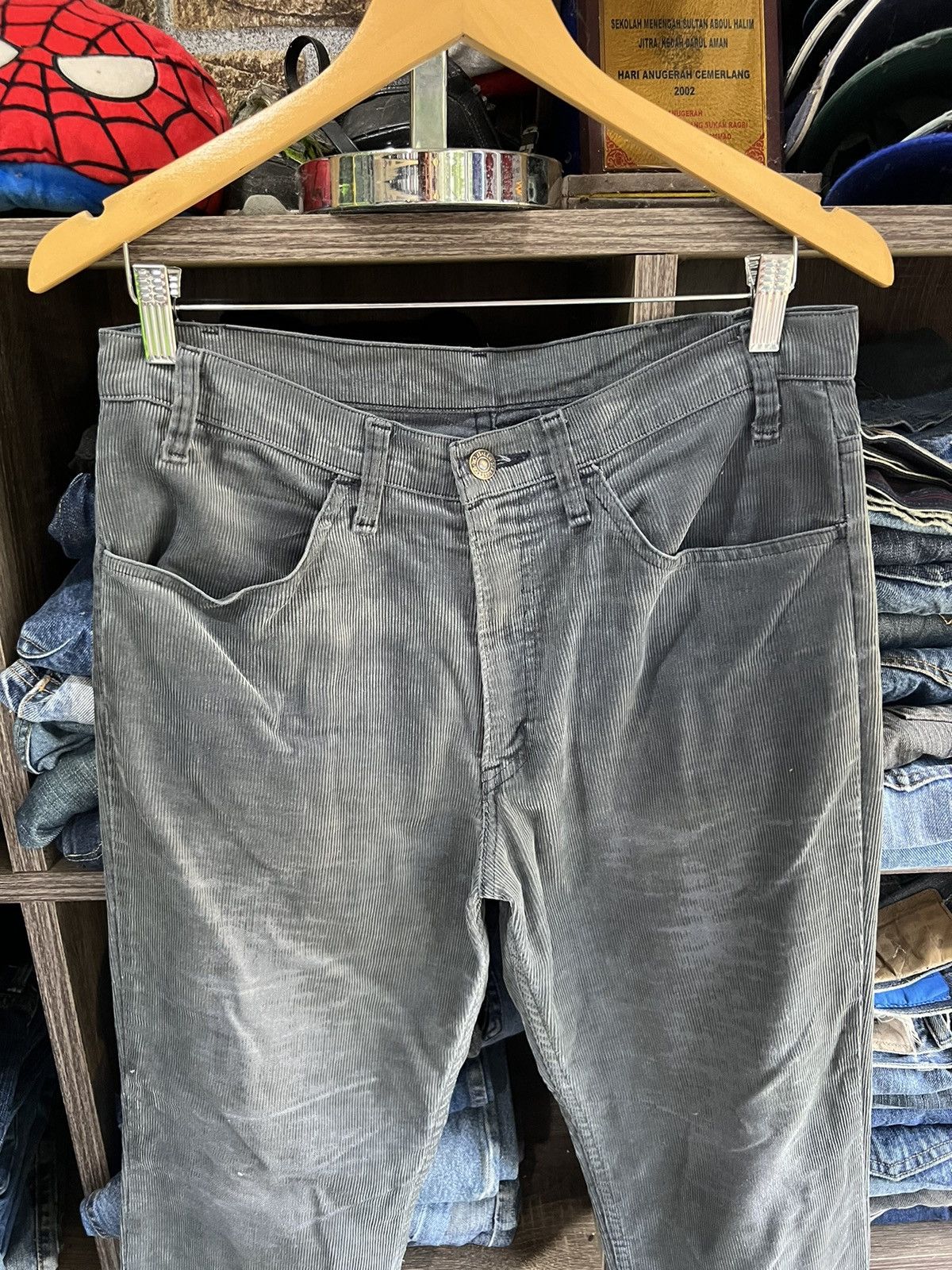Levi's 🔥Vintage Levis Corduroy Distressed Denim Size US 32 / EU 48 - 4 Thumbnail