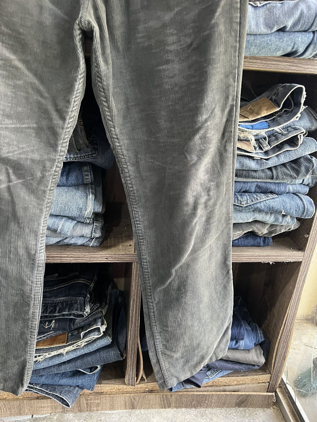 Levi's 🔥Vintage Levis Corduroy Distressed Denim Size US 32 / EU 48 - 8 Thumbnail
