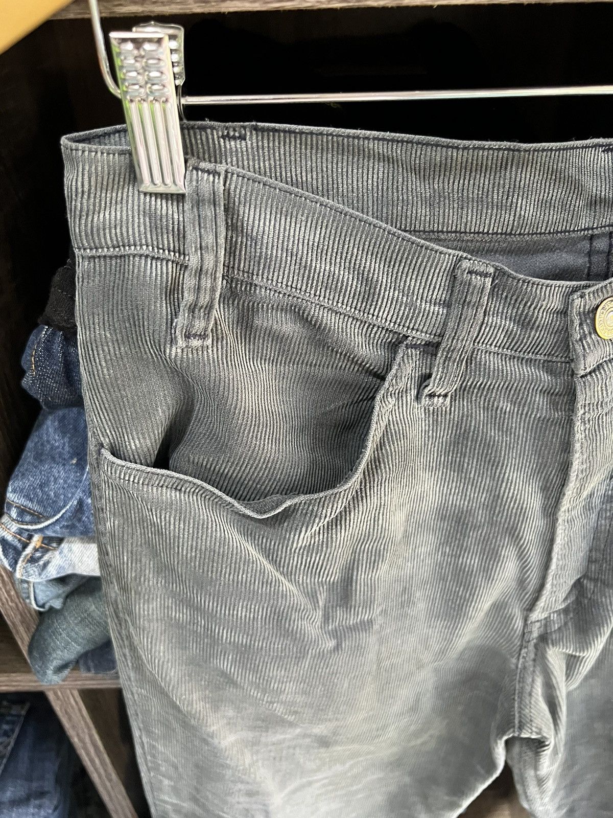 Levi's 🔥Vintage Levis Corduroy Distressed Denim Size US 32 / EU 48 - 5 Thumbnail