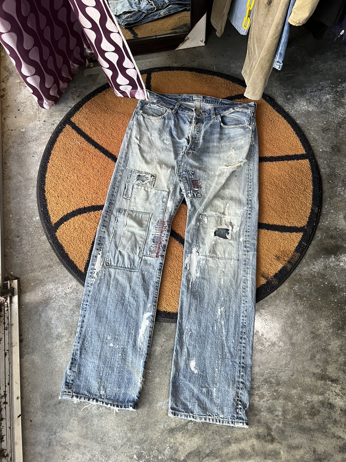 🔥Rare Eternal Inspired Kapital Distressed Denim