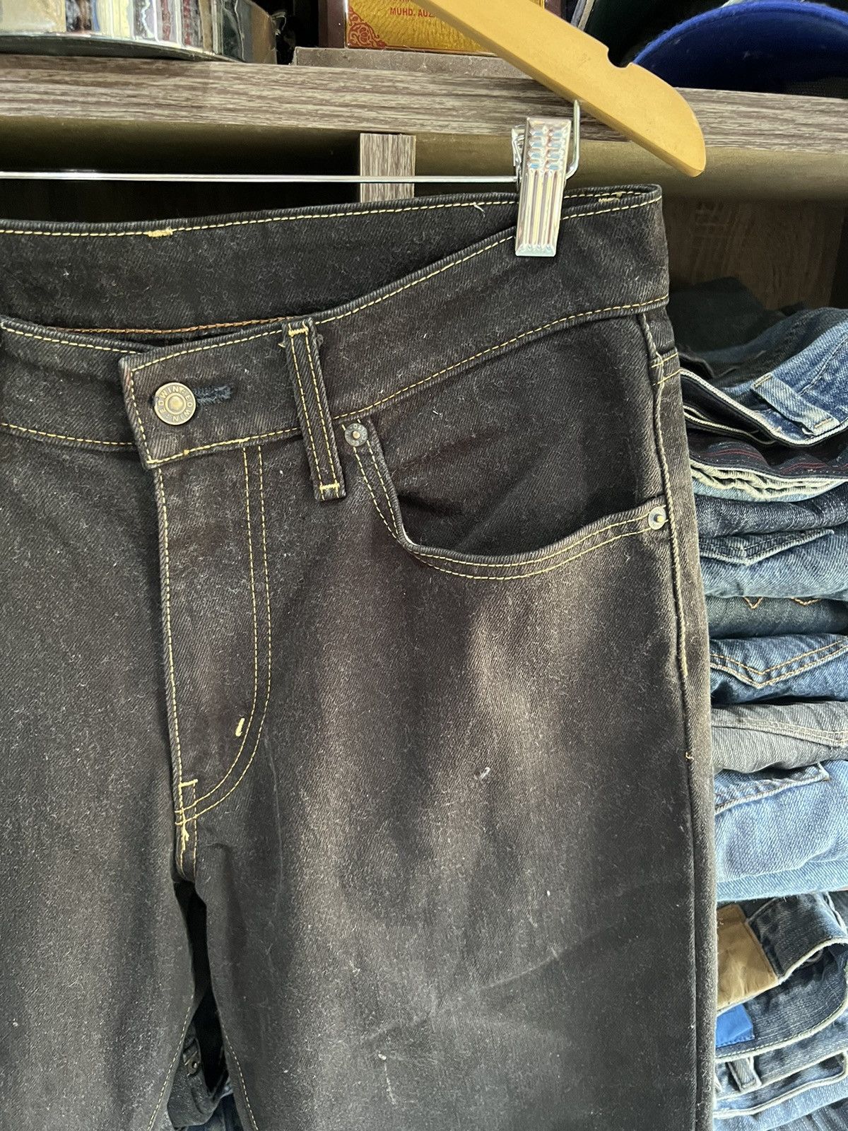 Edwin 🔥Vintage Edwin Distressed Denim Size US 32 / EU 48 - 4 Thumbnail