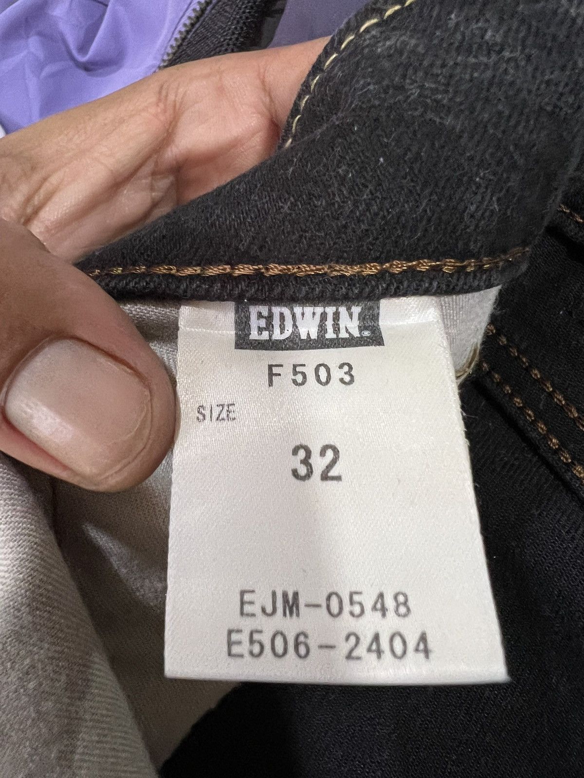Edwin 🔥Vintage Edwin Distressed Denim Size US 32 / EU 48 - 14 Thumbnail