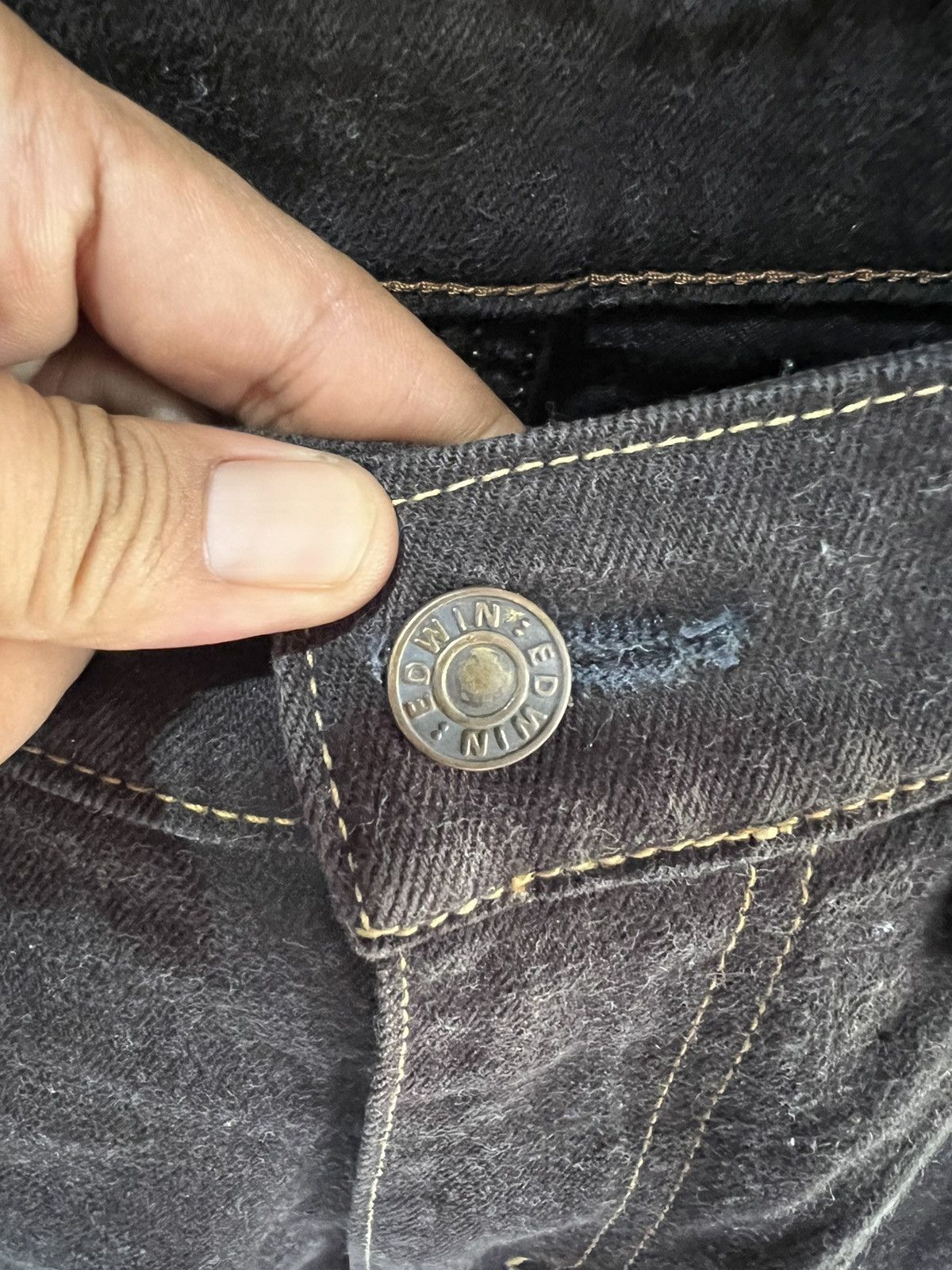 Edwin 🔥Vintage Edwin Distressed Denim Size US 32 / EU 48 - 11 Thumbnail