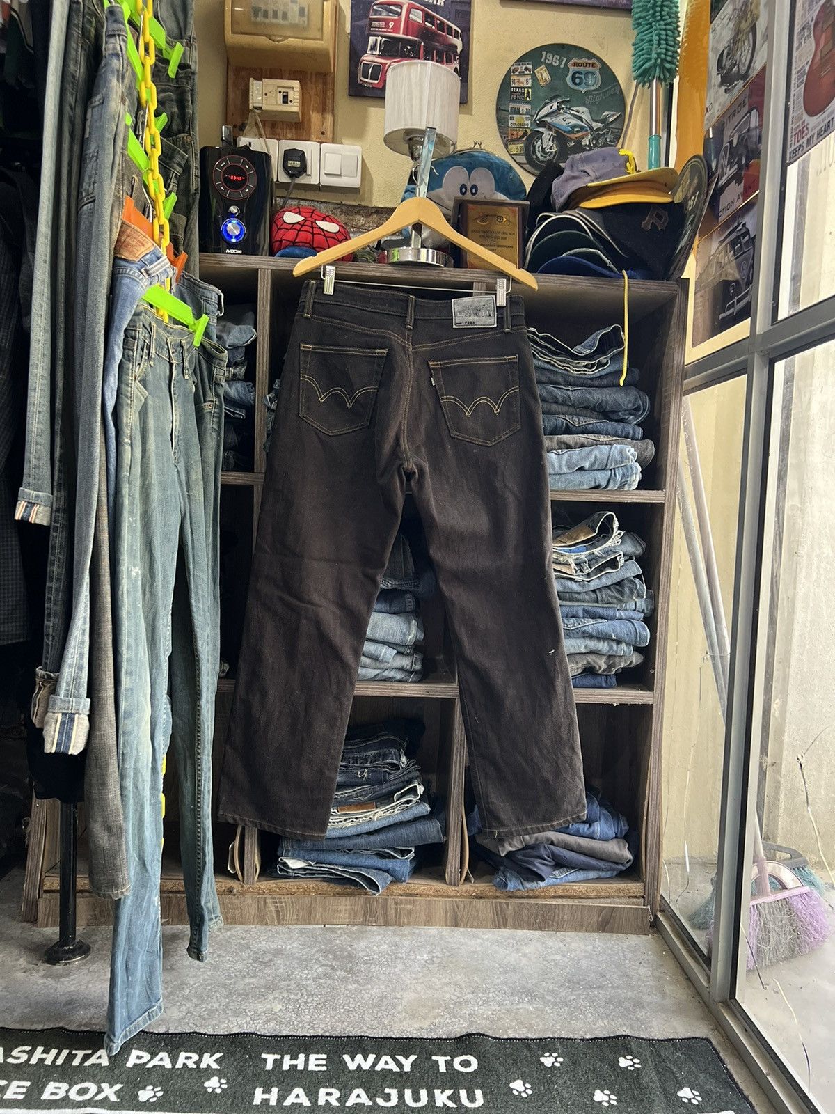 Edwin 🔥Vintage Edwin Distressed Denim Size US 32 / EU 48 - 2 Thumbnail