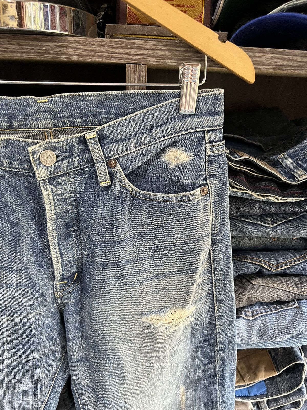 Journal Standard 🔥Vintage Journal Standard Distressed Denim Size US 29 - 4 Thumbnail