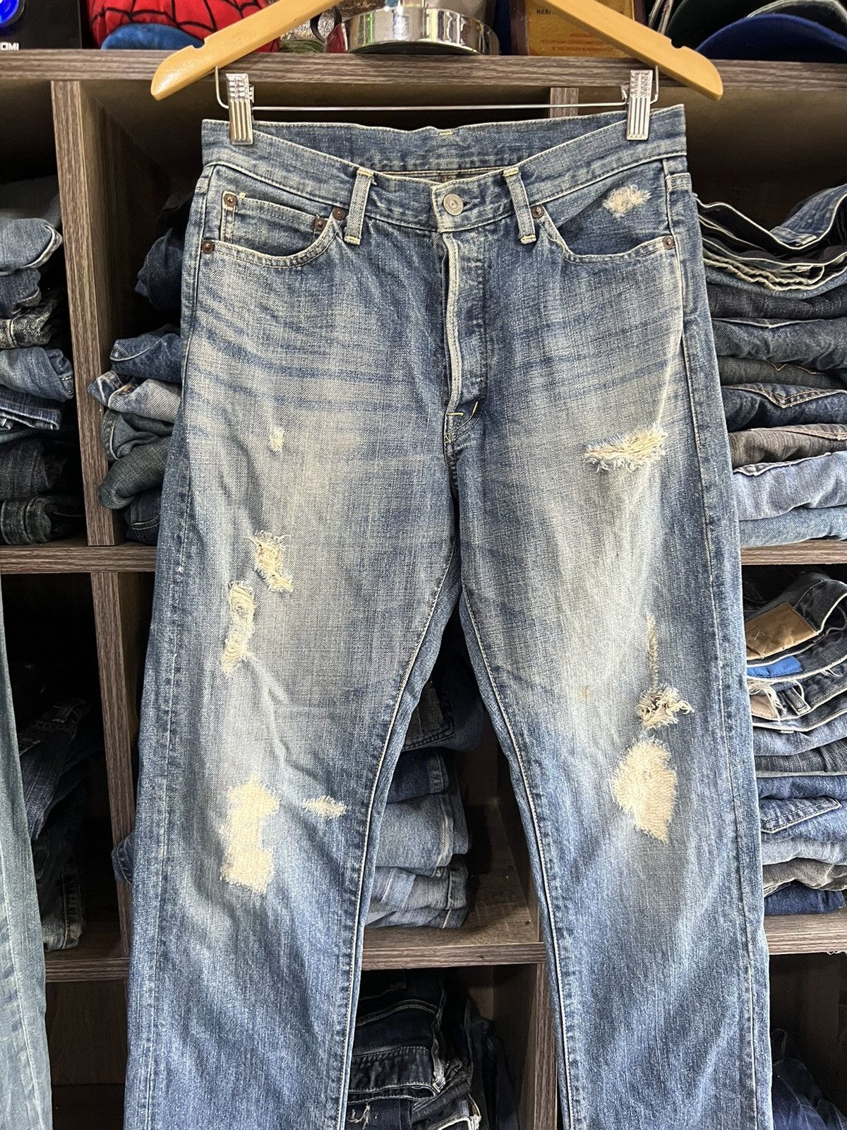 Journal Standard 🔥Vintage Journal Standard Distressed Denim Size US 29 - 7 Thumbnail