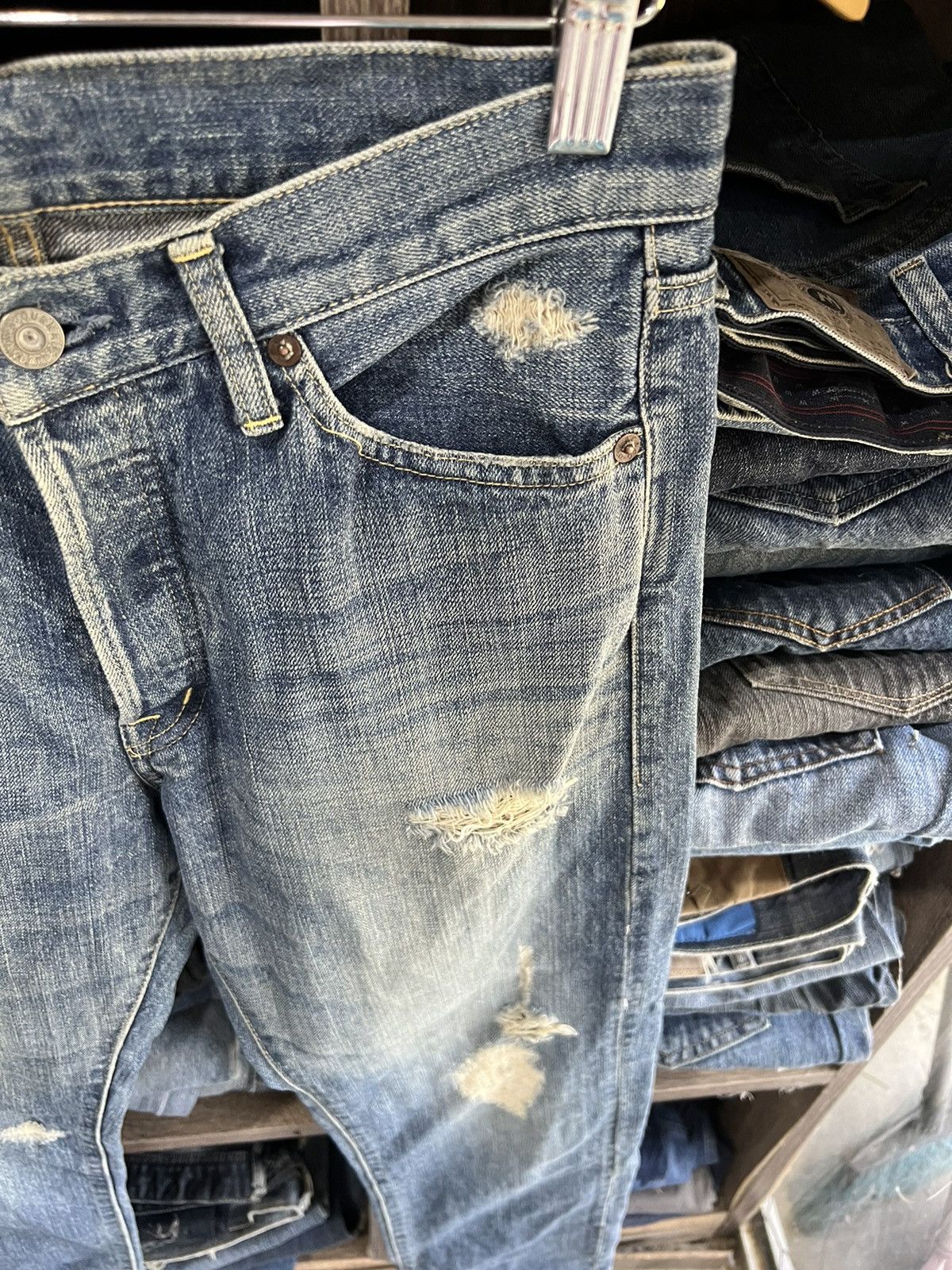 Journal Standard 🔥Vintage Journal Standard Distressed Denim Size US 29 - 6 Thumbnail