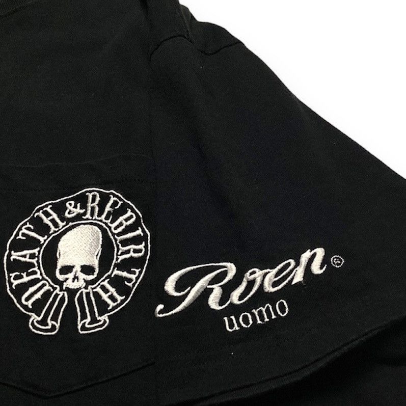 Roen 🇯🇵☠️ ROEN MASTERMIND SPELL OUT POCKET TSHIRT Size US XXL / EU 58 / 5 - 3 Thumbnail