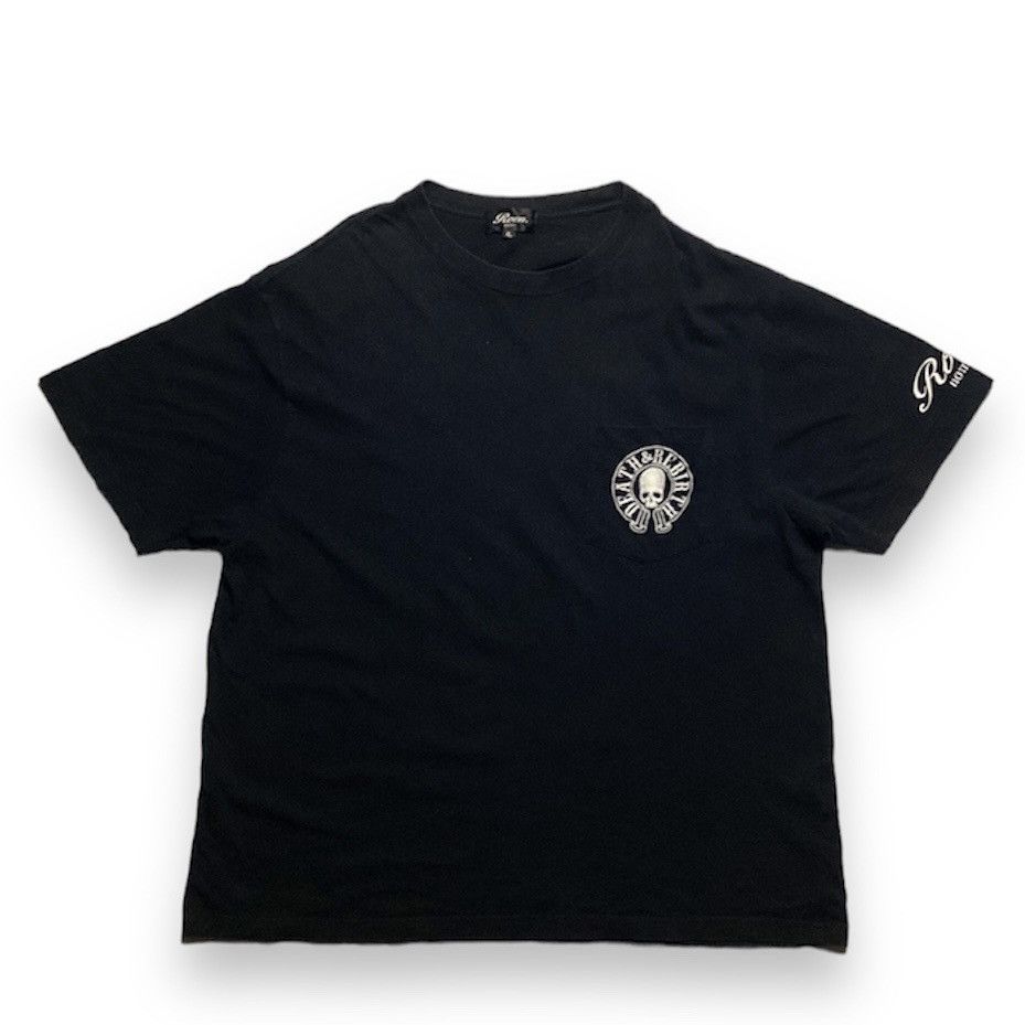 Roen 🇯🇵☠️ ROEN MASTERMIND SPELL OUT POCKET TSHIRT Size US XXL / EU 58 / 5 - 2 Thumbnail