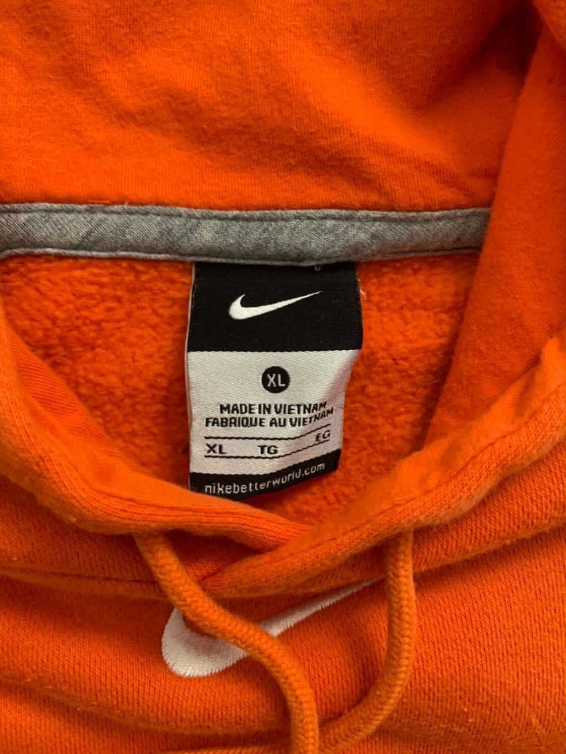 Nike × Vintage 🍊RARE Nike Mid Check Hooded Sweatshirt (Sz XL) Size US XL / EU 56 / 4 - 3 Thumbnail