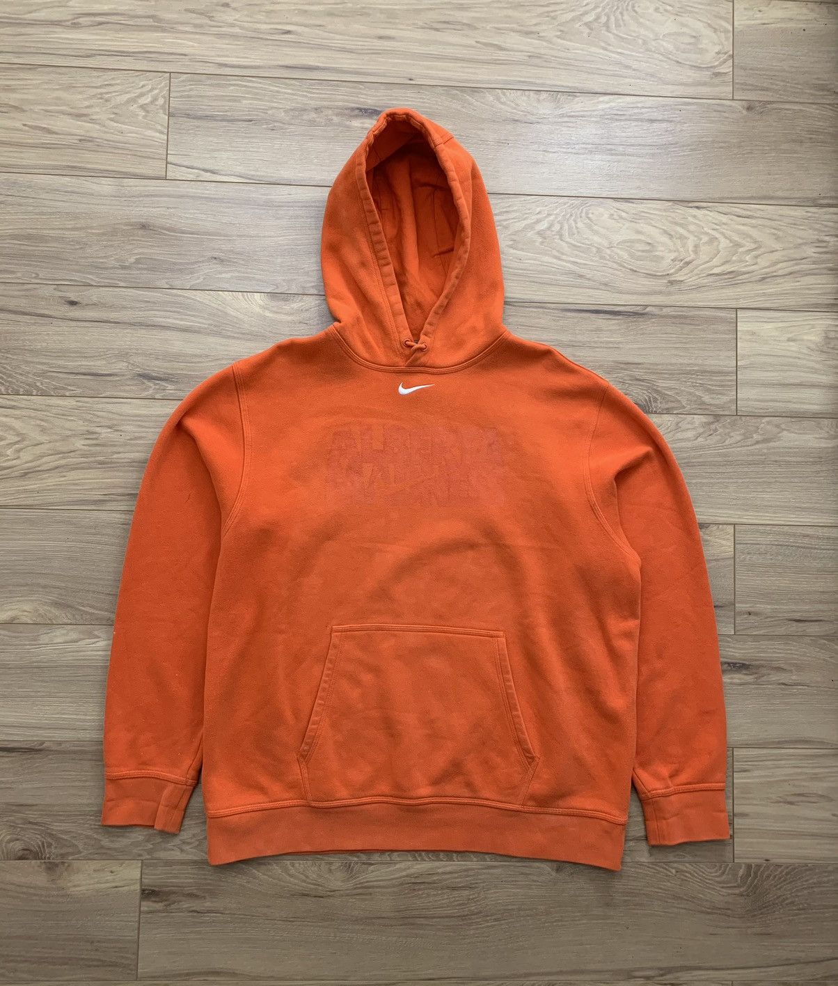 Nike × Vintage 🍊RARE Nike Mid Check Hooded Sweatshirt (Sz XL) Size US XL / EU 56 / 4 - 2 Thumbnail