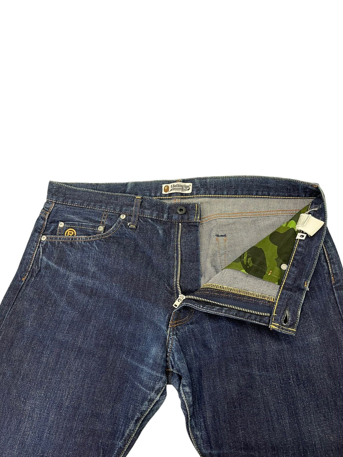 Bape Bapesta Jeans Denim Bathing Ape Nigo Japan Regular 2🟦6 Size US 38 / EU 54 - 18 Thumbnail