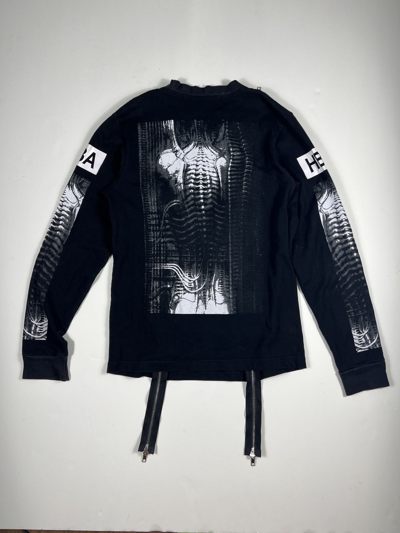 Hood By Air HBA Hood By Air Skeleton Zipper Long Sleeve Hood By Air HBA Hood By Air Skeleton Zipper Long Sleeve