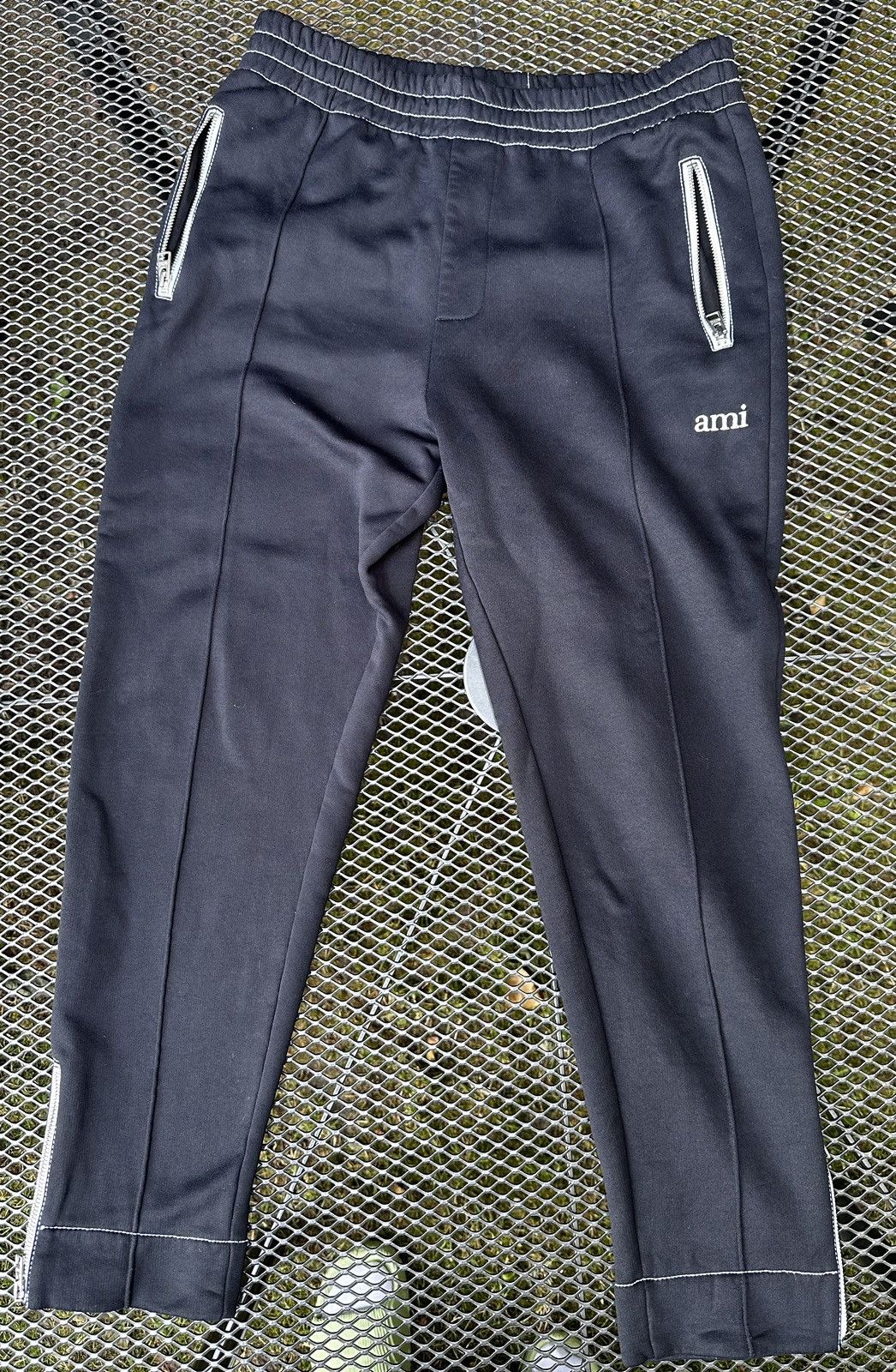 image of Ami Paris Pants in Black, Men's (Size 30)