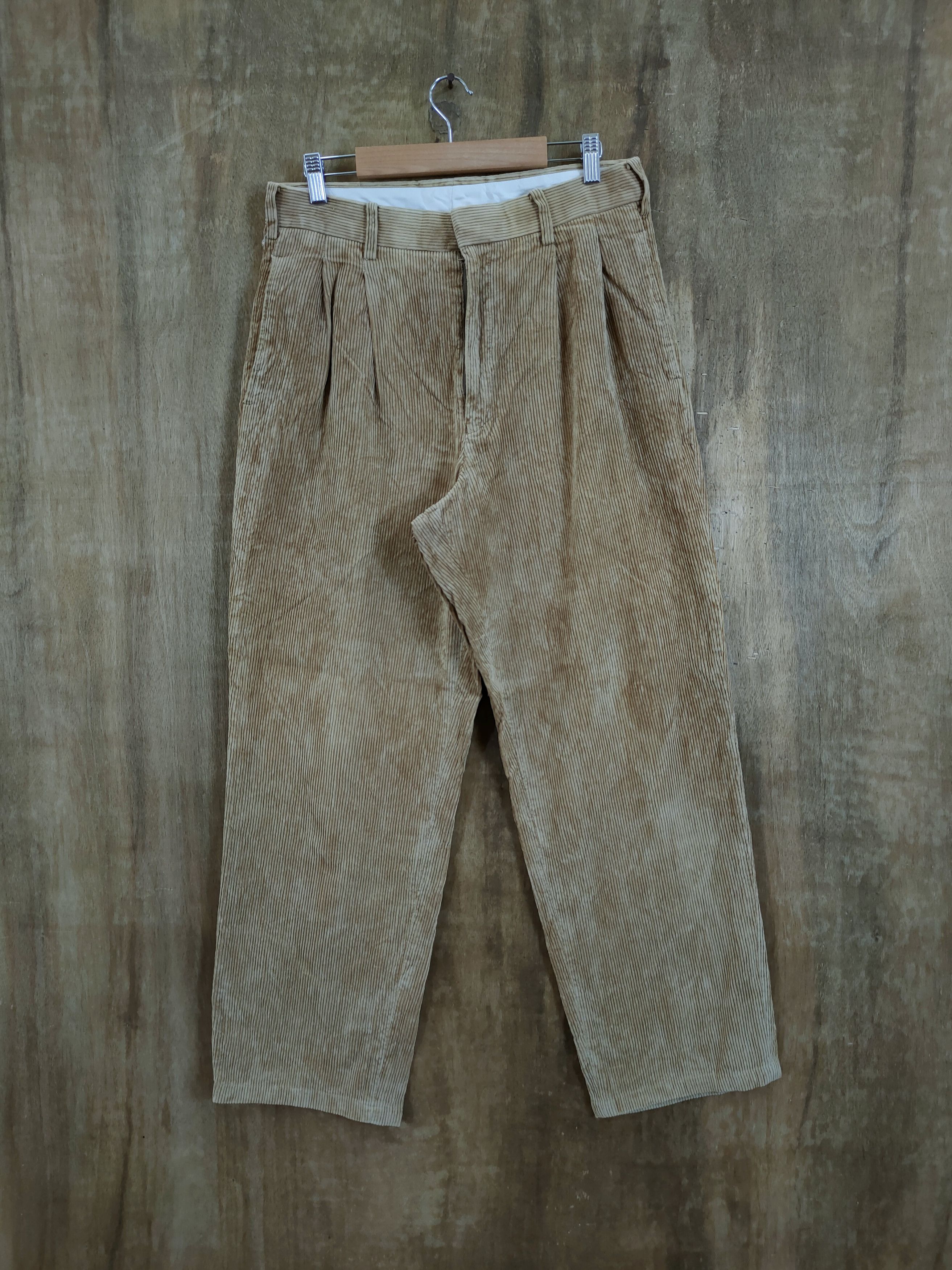 image of Corduroi Club x Vintage Japan Corduroy Cargo Pants46-734 in Brown, Men's (Size 30)