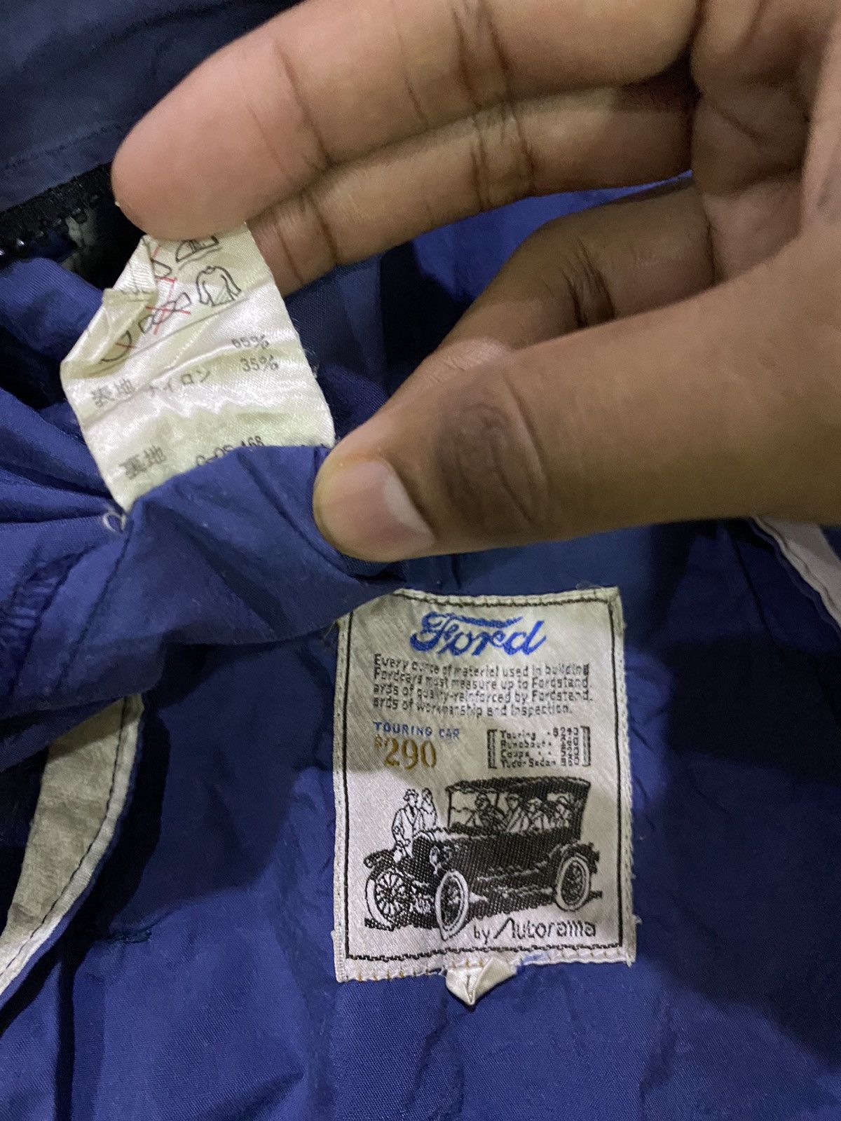 Ford × Vintage 🔥 Rare 🔥 Vintage Ford Racing Staff Light Jacket Size US L / EU 52-54 / 3 - 12 Thumbnail