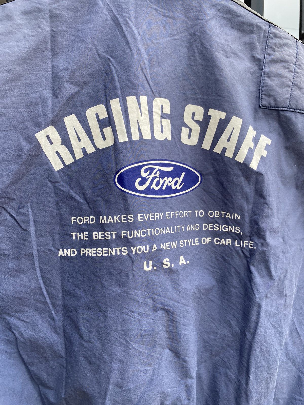Ford × Vintage 🔥 Rare 🔥 Vintage Ford Racing Staff Light Jacket Size US L / EU 52-54 / 3 - 10 Thumbnail