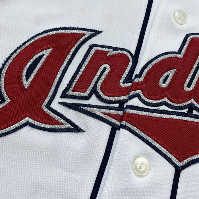 Vintage #24 GRADY SIZEMORE Cleveland Indians MLB Majestic Jersey YL – XL3  VINTAGE CLOTHING