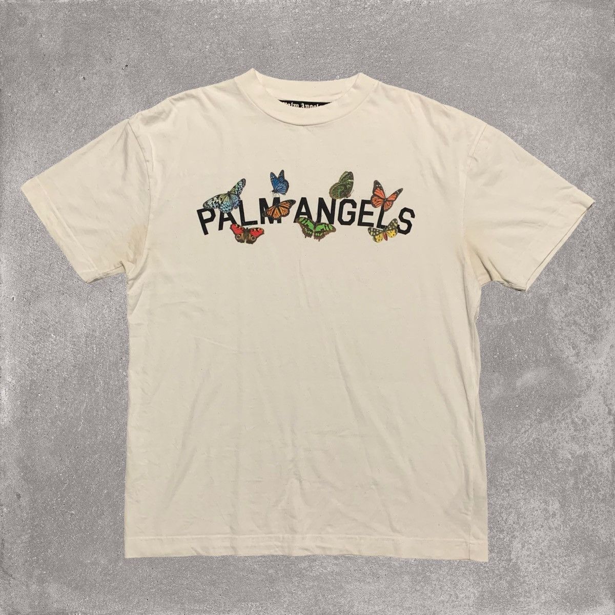 Palm angels butterfly college 2024 tee