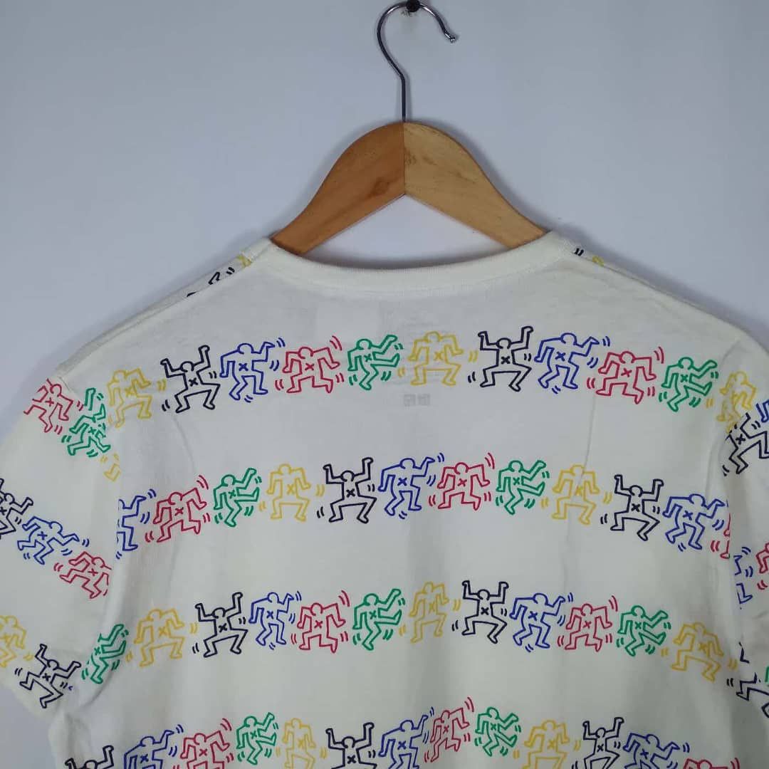 Japanese Brand × Keith Haring × Uniqlo Keith Haring Artwork Colourful Styles Design Tee Size US S / EU 44-46 / 1 - 5 Thumbnail