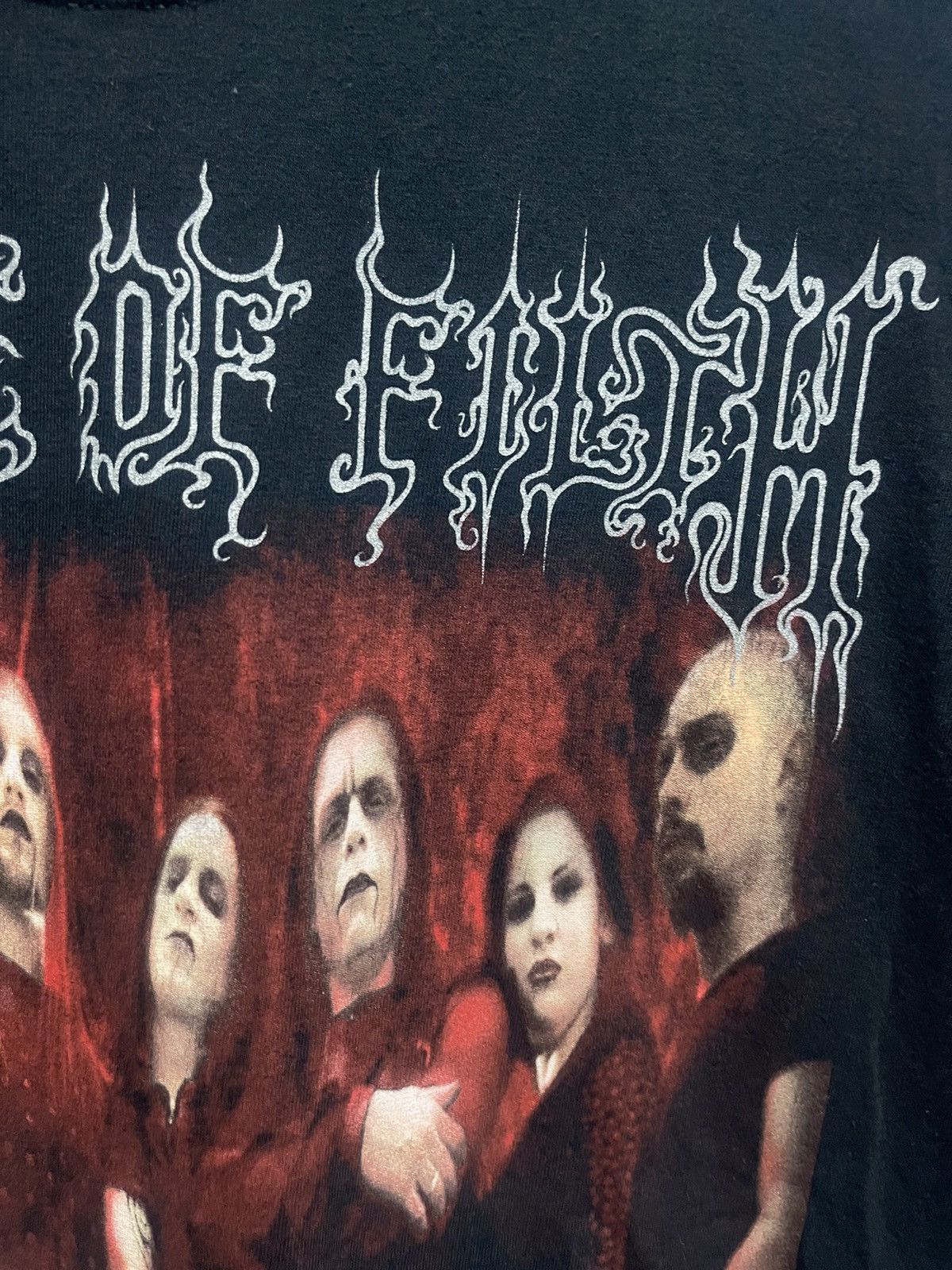 Band Tees Cradle Of Filth Marduk Theatre of Tragedy Samael Darkthrone Size US L / EU 52-54 / 3 - 4 Thumbnail