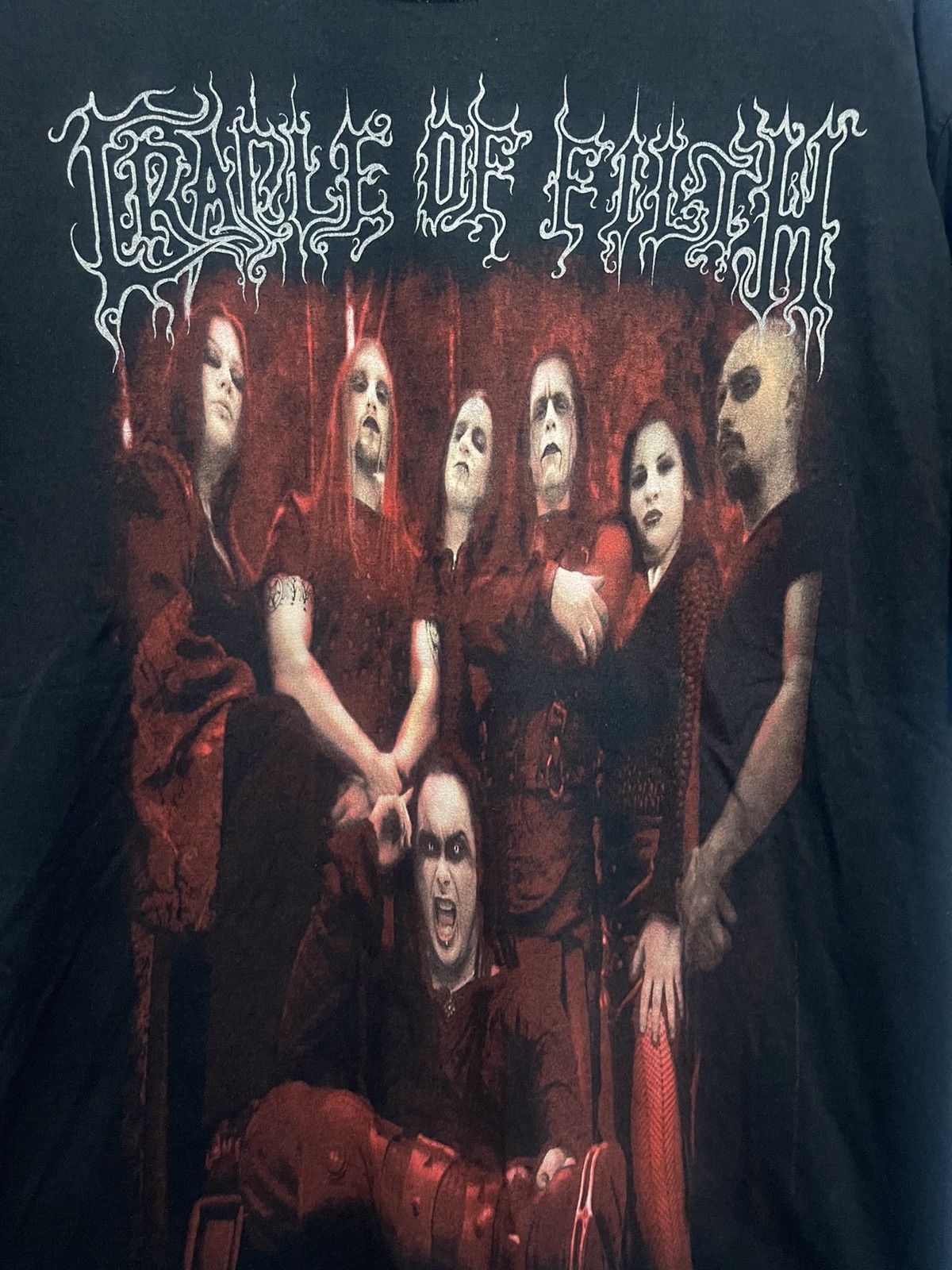 Band Tees Cradle Of Filth Marduk Theatre of Tragedy Samael Darkthrone Size US L / EU 52-54 / 3 - 2 Thumbnail