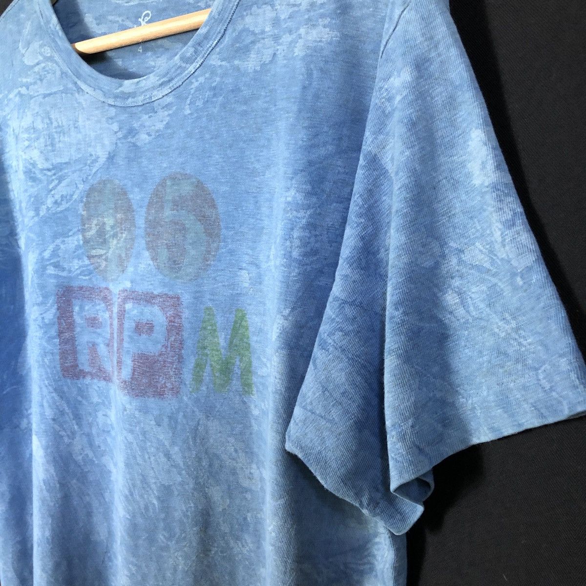 45rpm × Designer × Japanese Brand Rare! 45RPM Psychedelic Tie Dye Tshirt Size US M / EU 48-50 / 2 - 5 Thumbnail