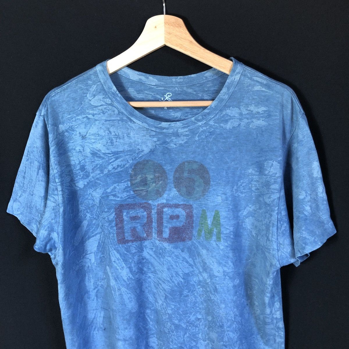 45rpm × Designer × Japanese Brand Rare! 45RPM Psychedelic Tie Dye Tshirt Size US M / EU 48-50 / 2 - 2 Thumbnail