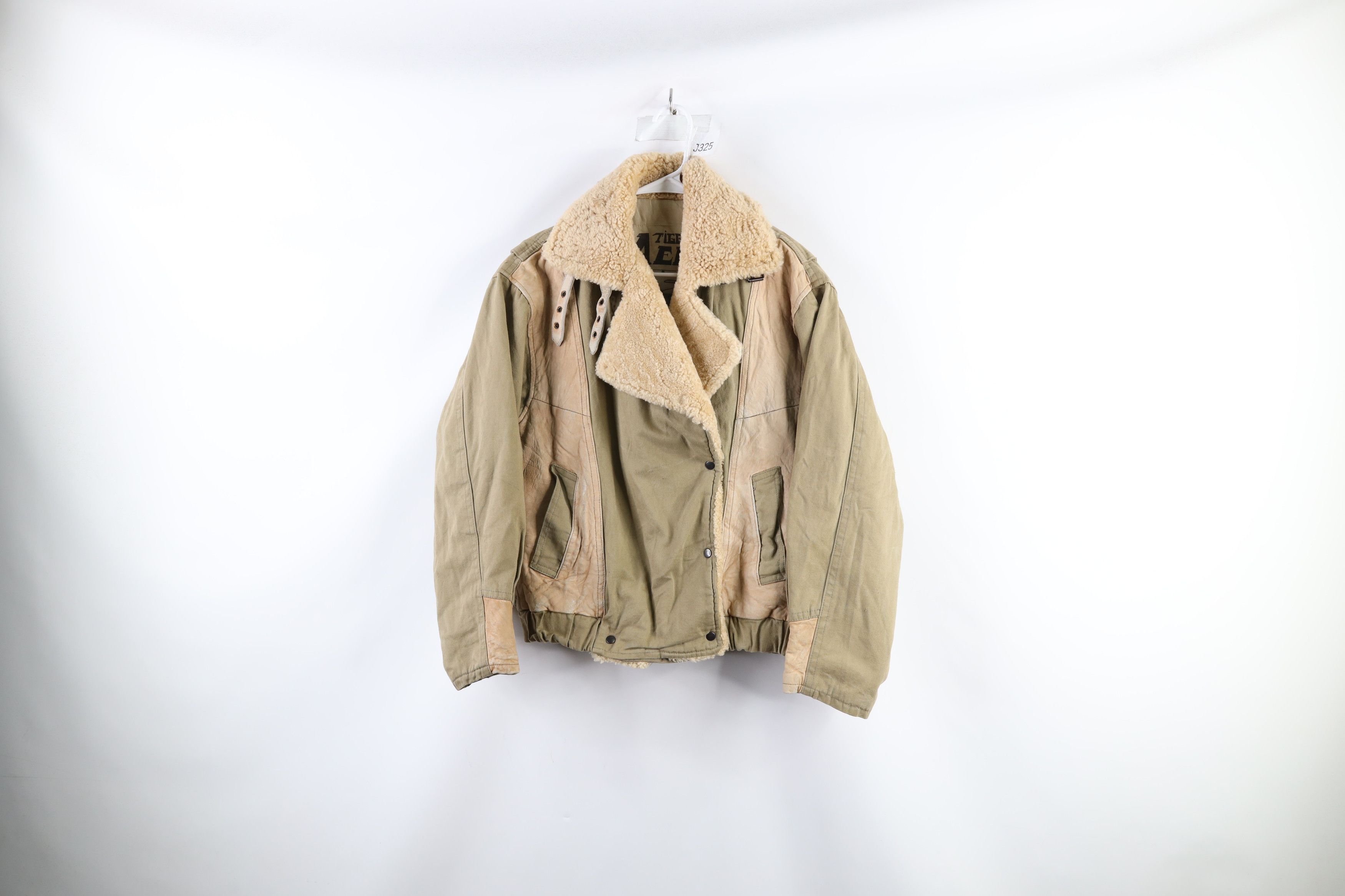 Vintage Vintage 80s Earhart Shearling Leather Flight Jacket | Grailed