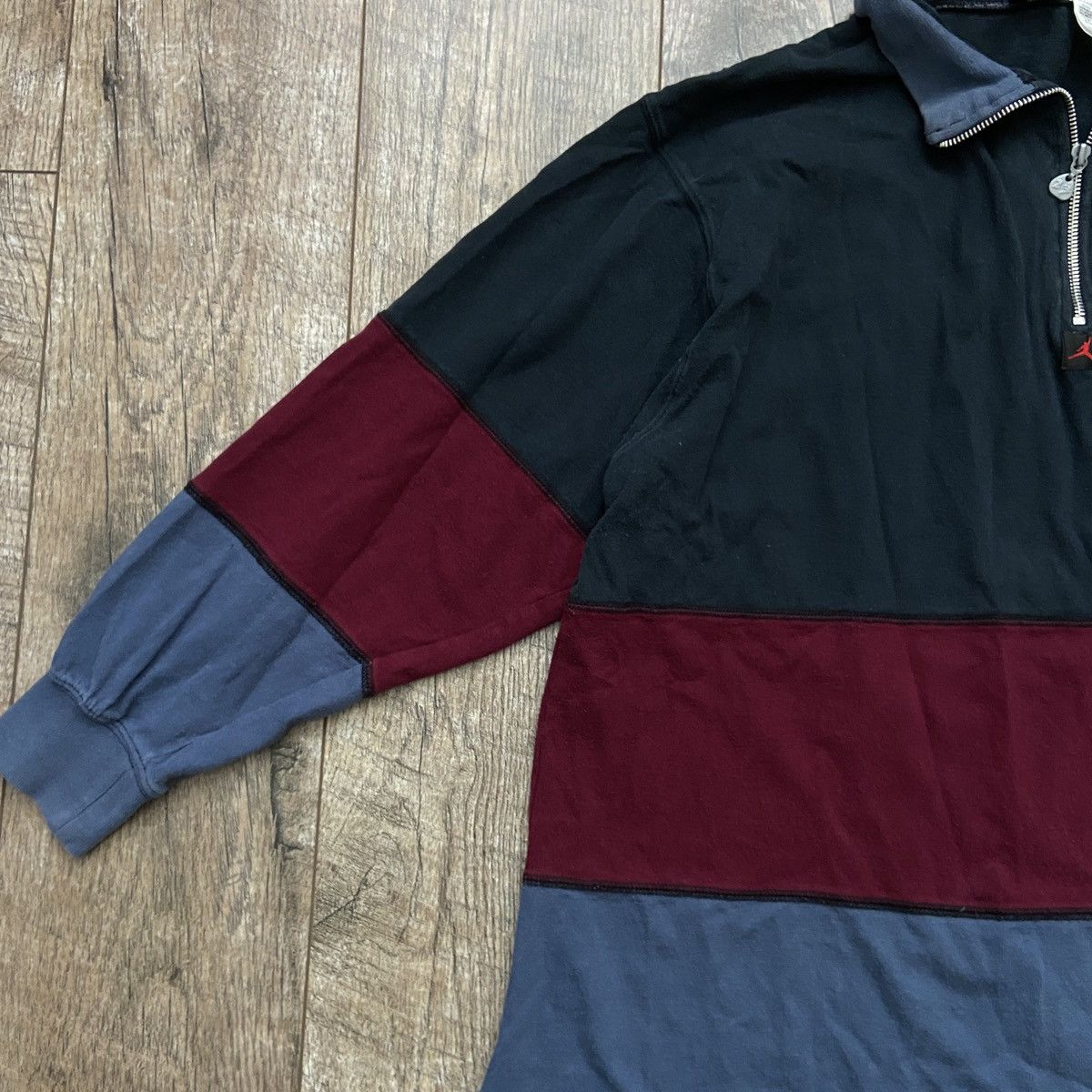 Jordan Brand 90s Nike Air Jordan 1/4 Zip Vintage Faded Long Sleeve Size US L / EU 52-54 / 3 - 4 Thumbnail