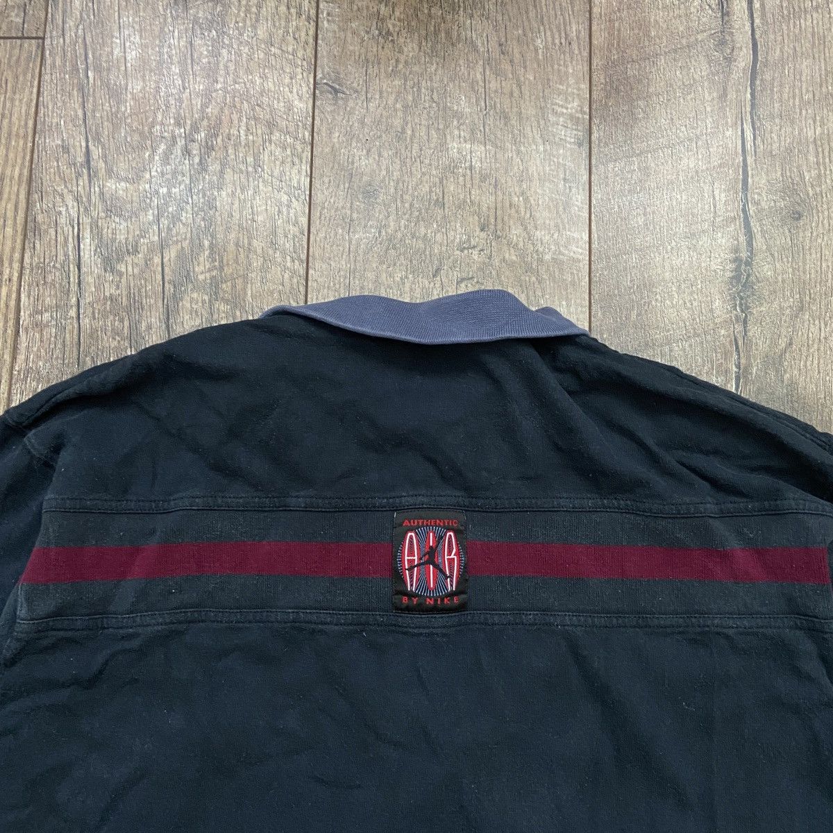 Jordan Brand 90s Nike Air Jordan 1/4 Zip Vintage Faded Long Sleeve Size US L / EU 52-54 / 3 - 13 Thumbnail