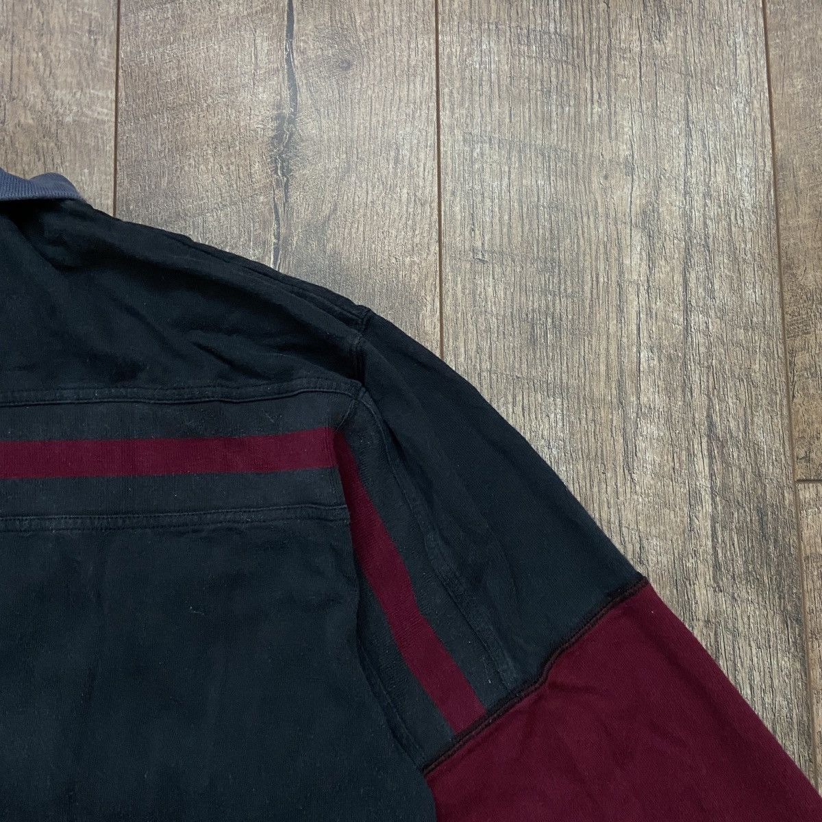Jordan Brand 90s Nike Air Jordan 1/4 Zip Vintage Faded Long Sleeve Size US L / EU 52-54 / 3 - 17 Thumbnail