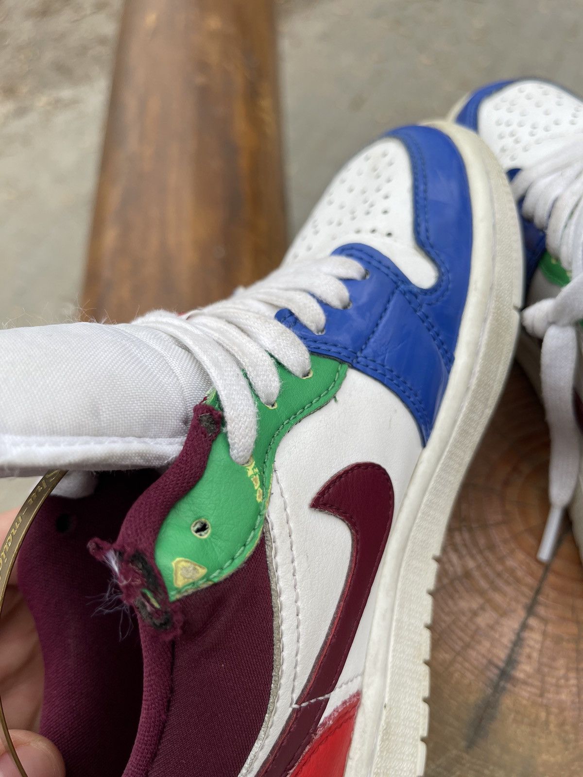 Jordan Brand × Nike Nike Jordan 1 low multicolour low sneakers Size US 5.5 / IT 35.5 - 6 Thumbnail