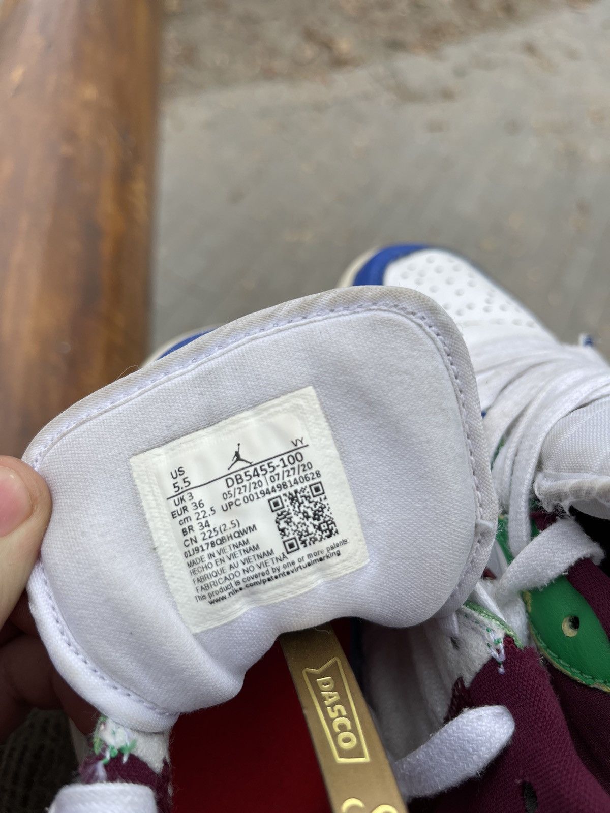 Jordan Brand × Nike Nike Jordan 1 low multicolour low sneakers Size US 5.5 / IT 35.5 - 5 Thumbnail