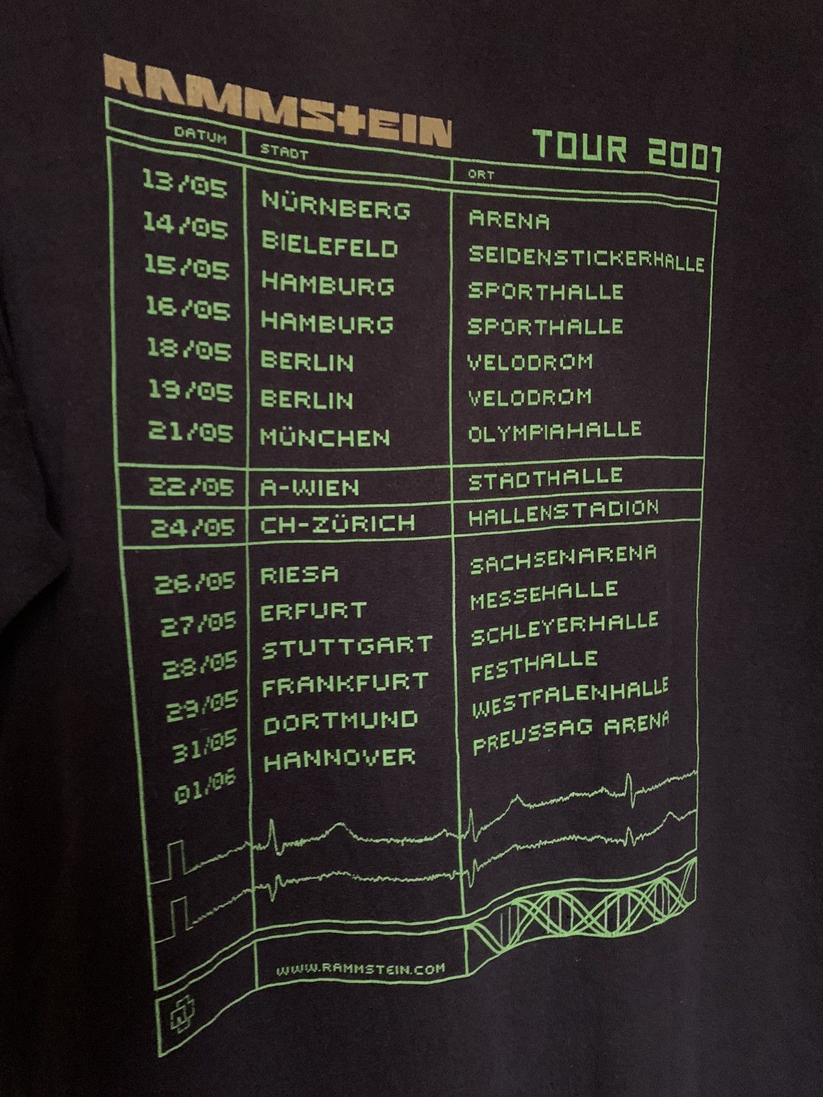 Band Tees 🔥 2001 Rammstein mutter vintage babe rare tour t-shirt tee Size US XL / EU 56 / 4 - 7 Thumbnail