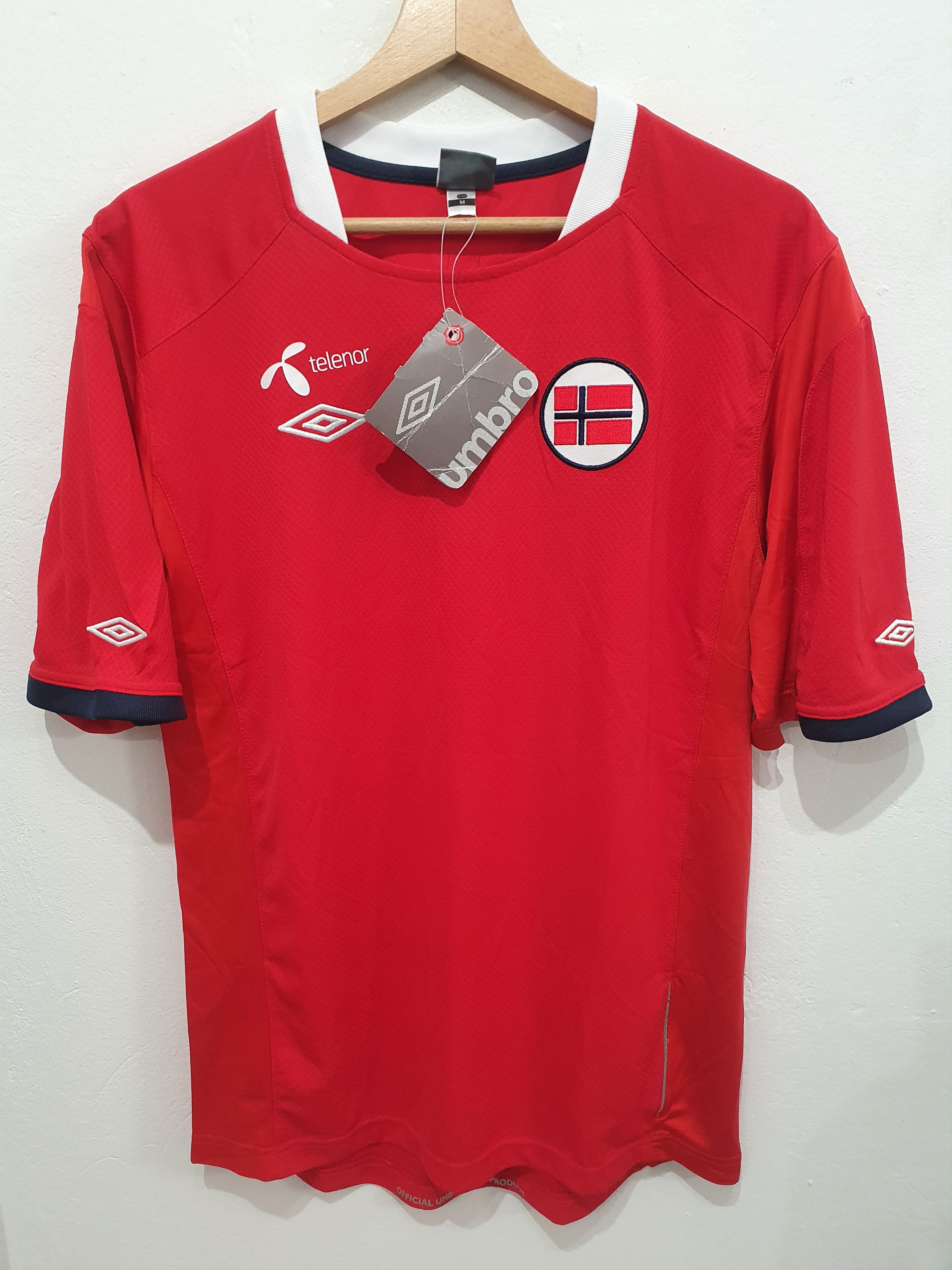 Vintage Umbro Norway FC Football Collared Soccer Jersey Shirt 90s XL RARE!